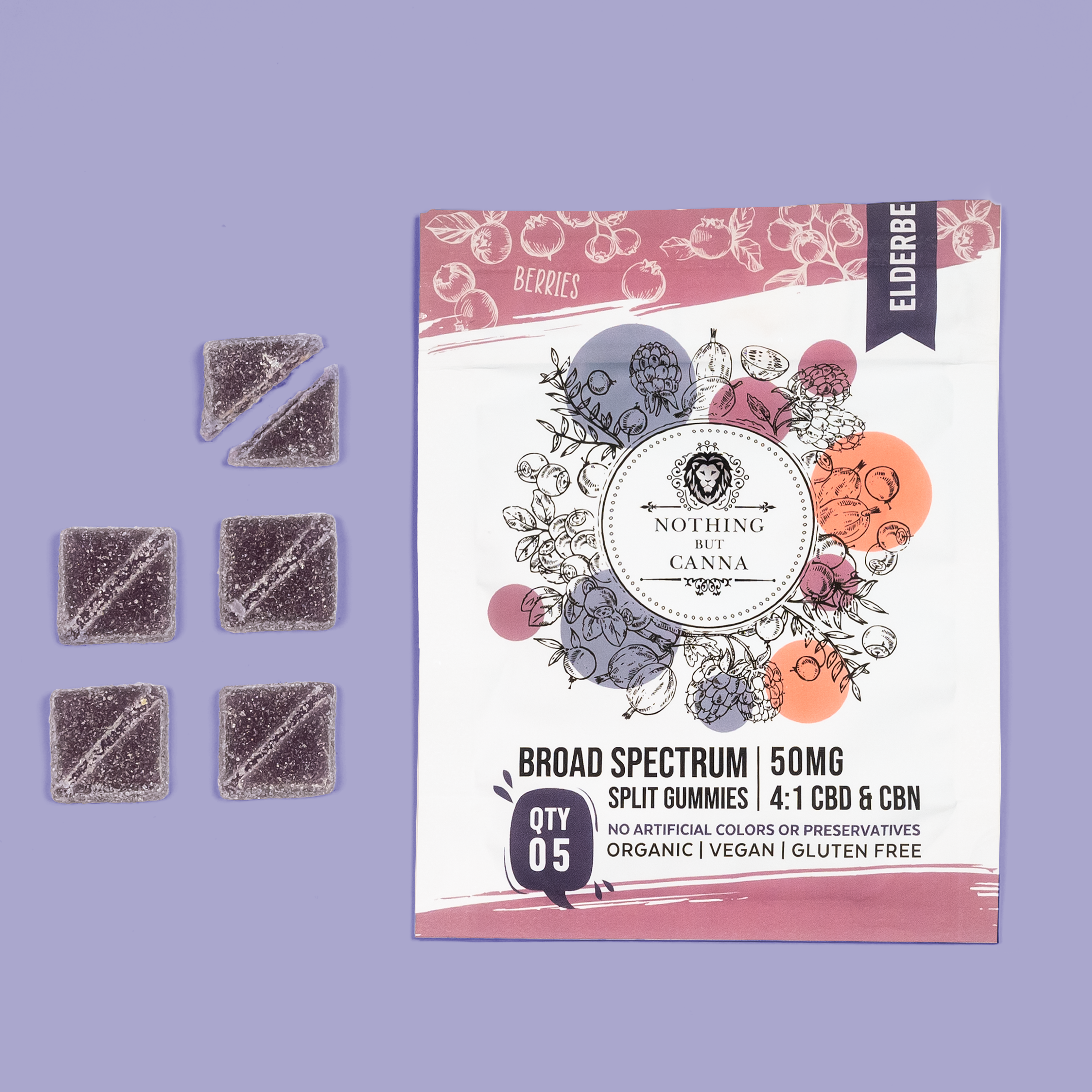 4:1 CBN & CBD | Broad Spectrum Split Gummies | New Sleep Formula