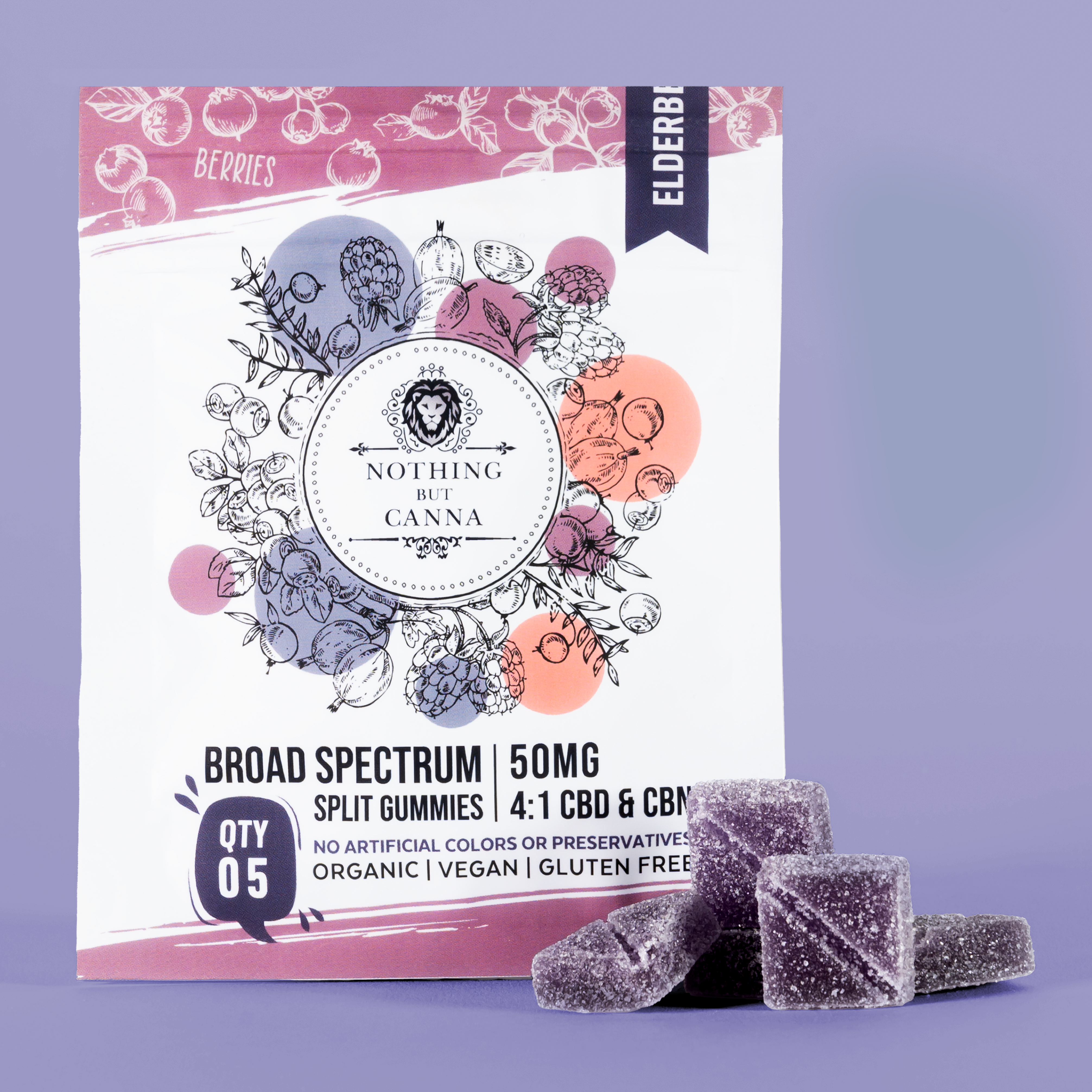 4:1 CBN & CBD | Broad Spectrum Split Gummies | New Sleep Formula