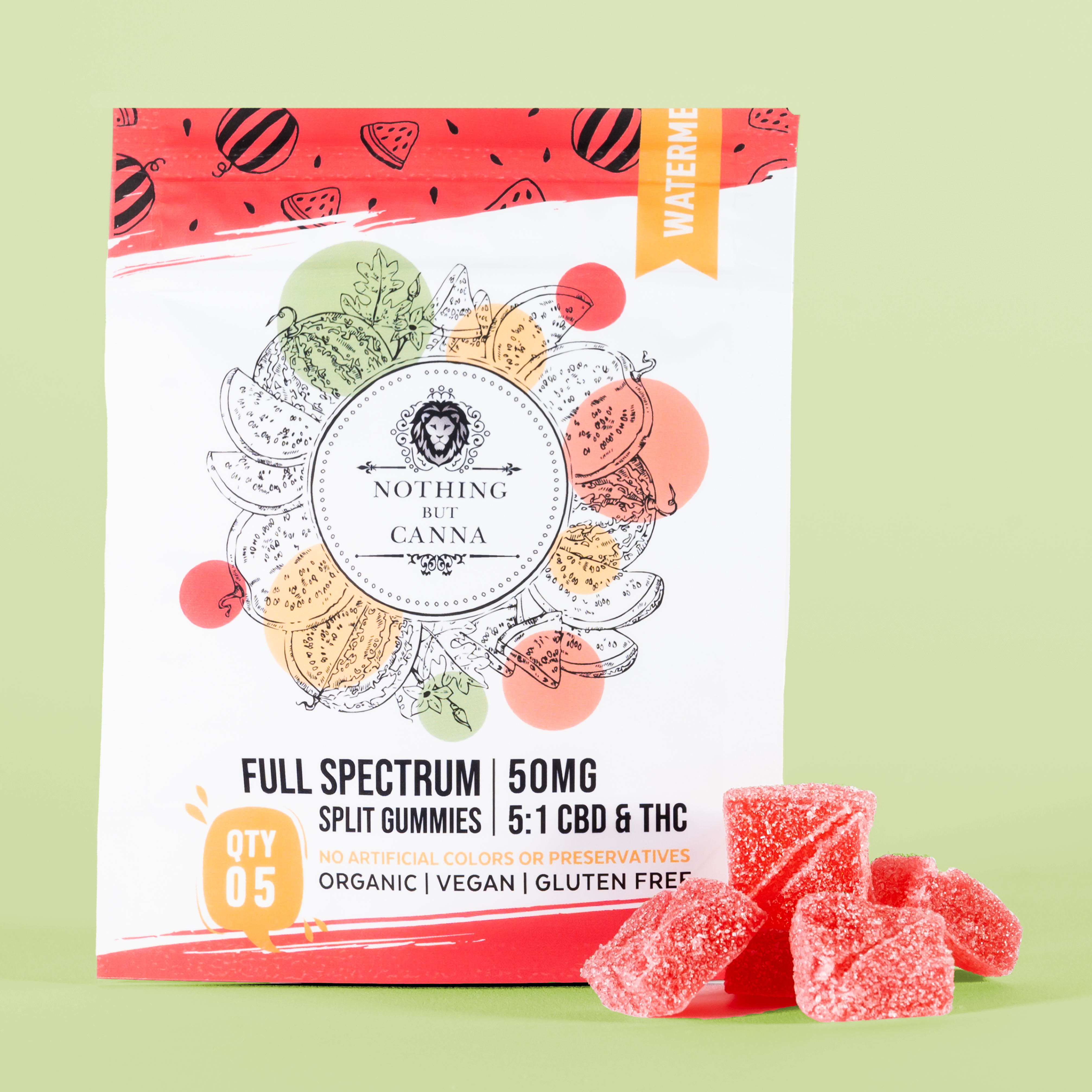 5:1 CBD & THC | Full Spectrum Split Gummies | New Formula
