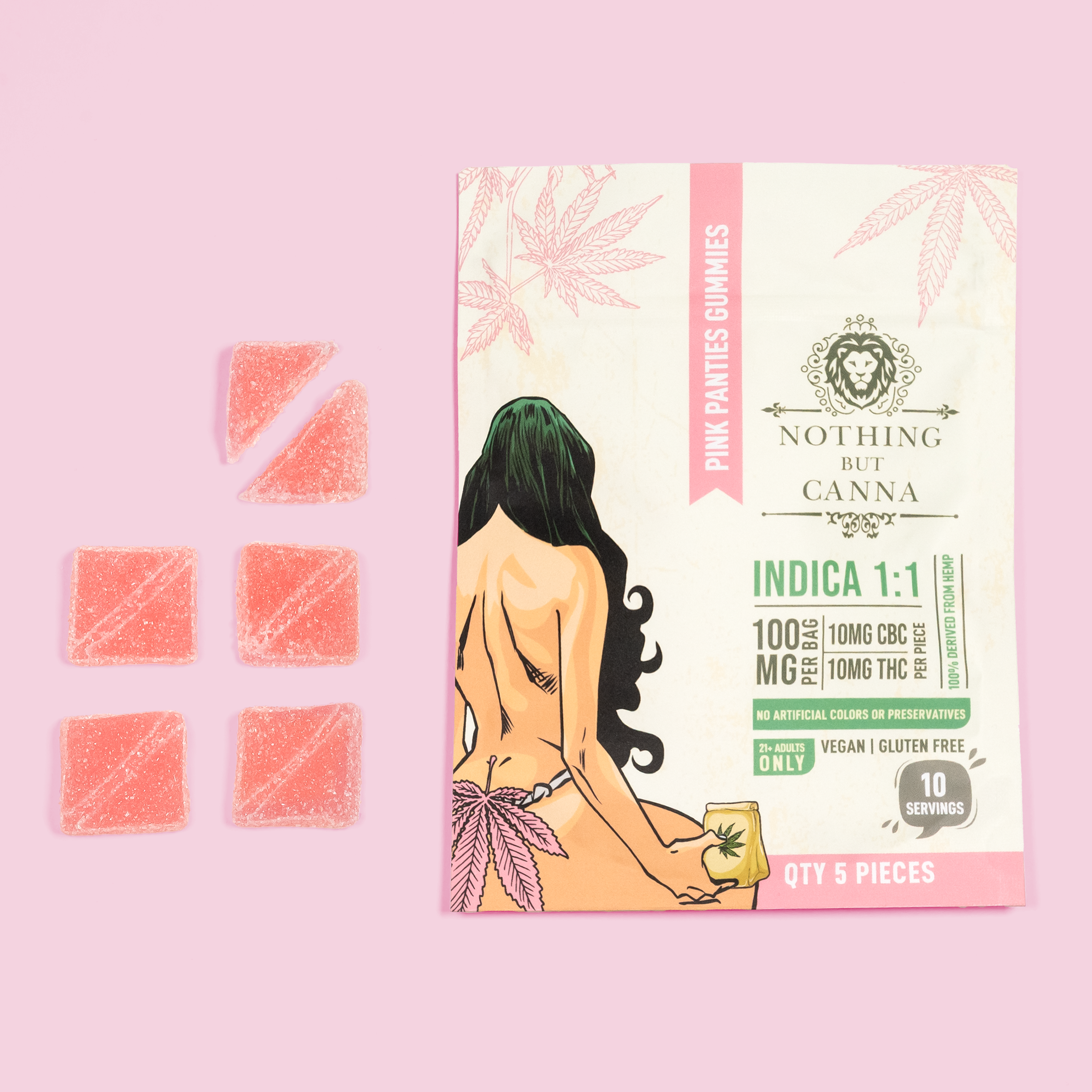 THC+CBC Gummies Pink Panties