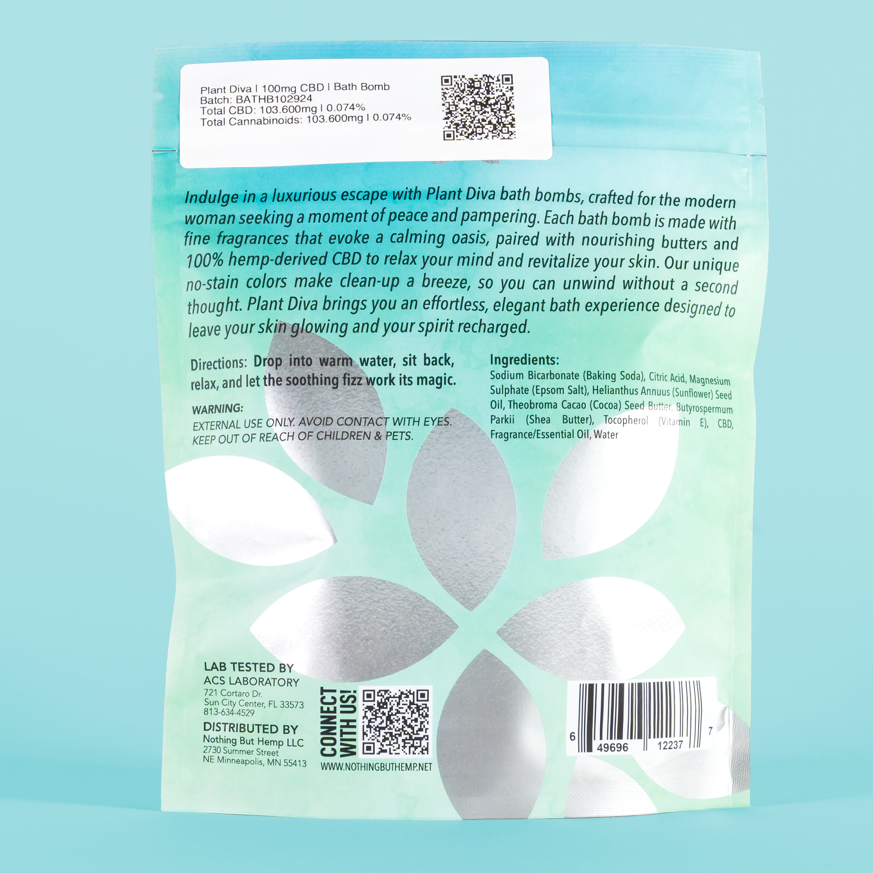 Plant Diva Eucalyptus 100mg Bath Bombs