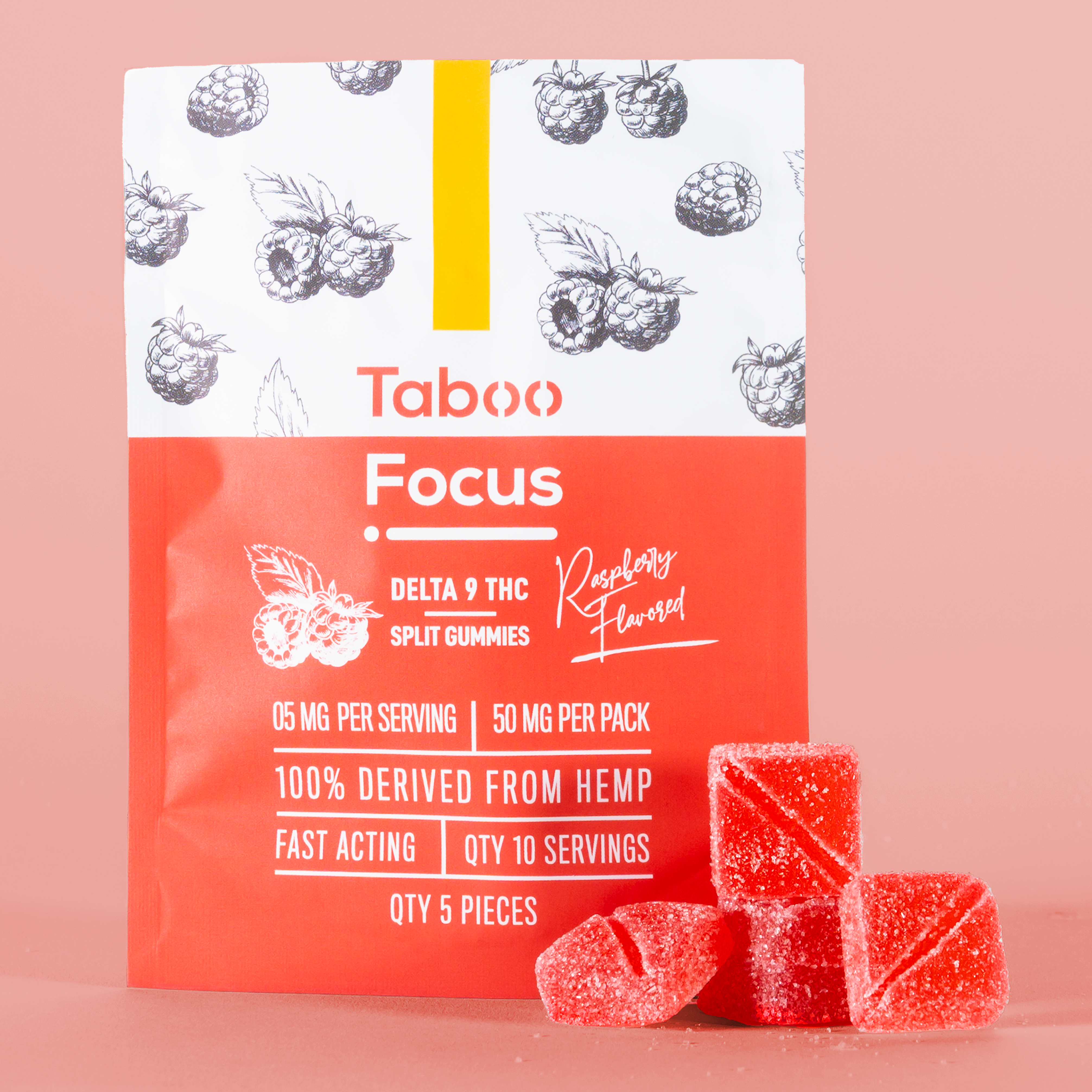 Taboo THC Fast-Acting Focus Gummies
