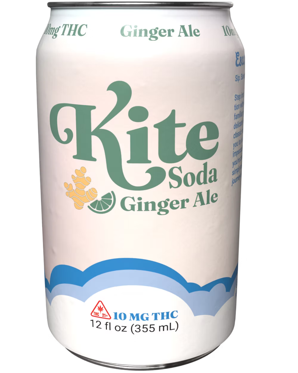 Ginger Ale THC Soda | 4-Pack