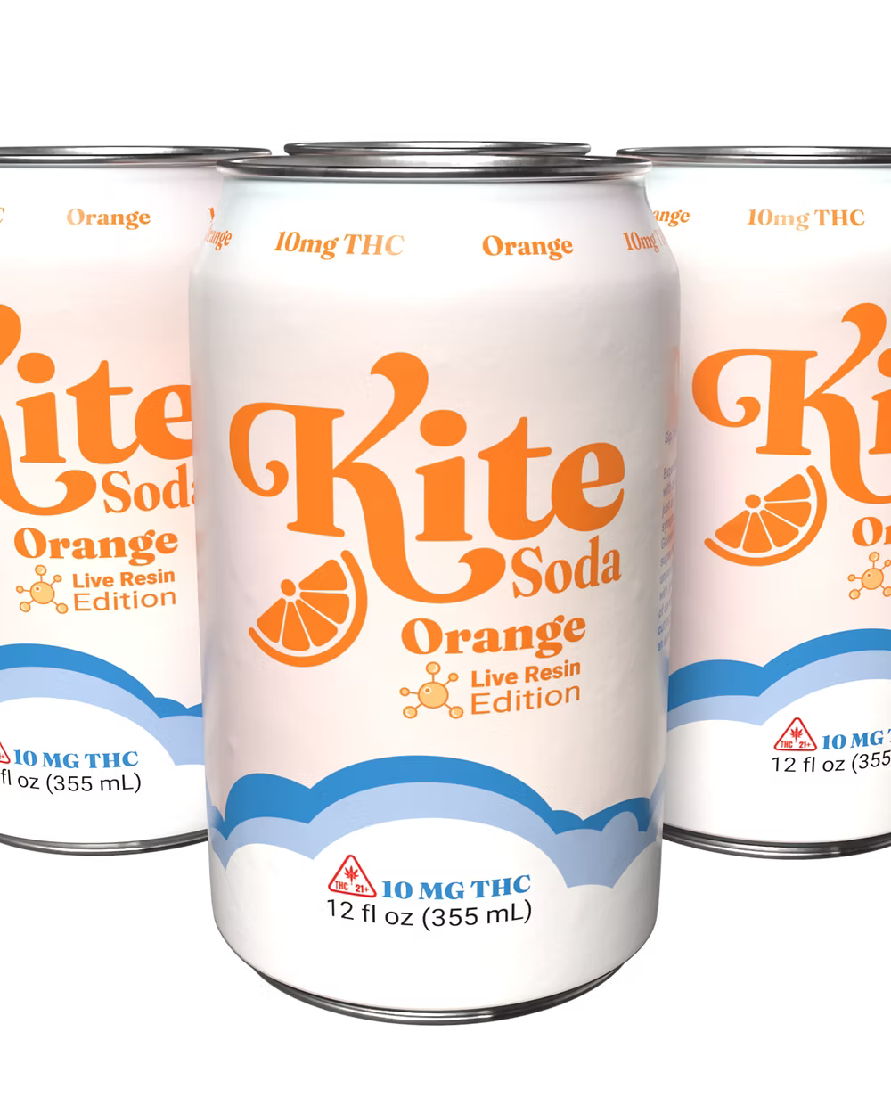 Orange THC Soda | 4-Pack