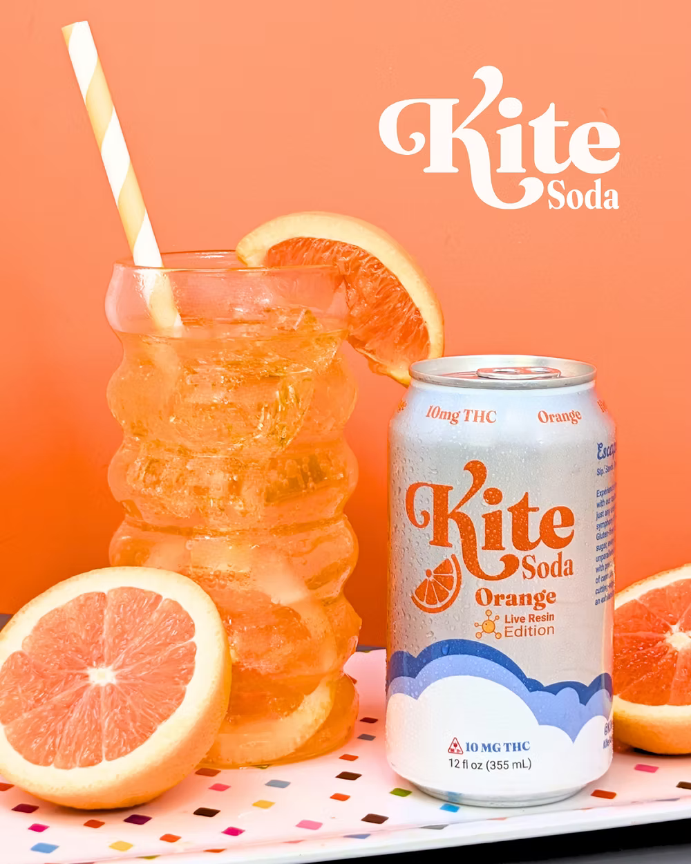 Orange THC Soda | 4-Pack