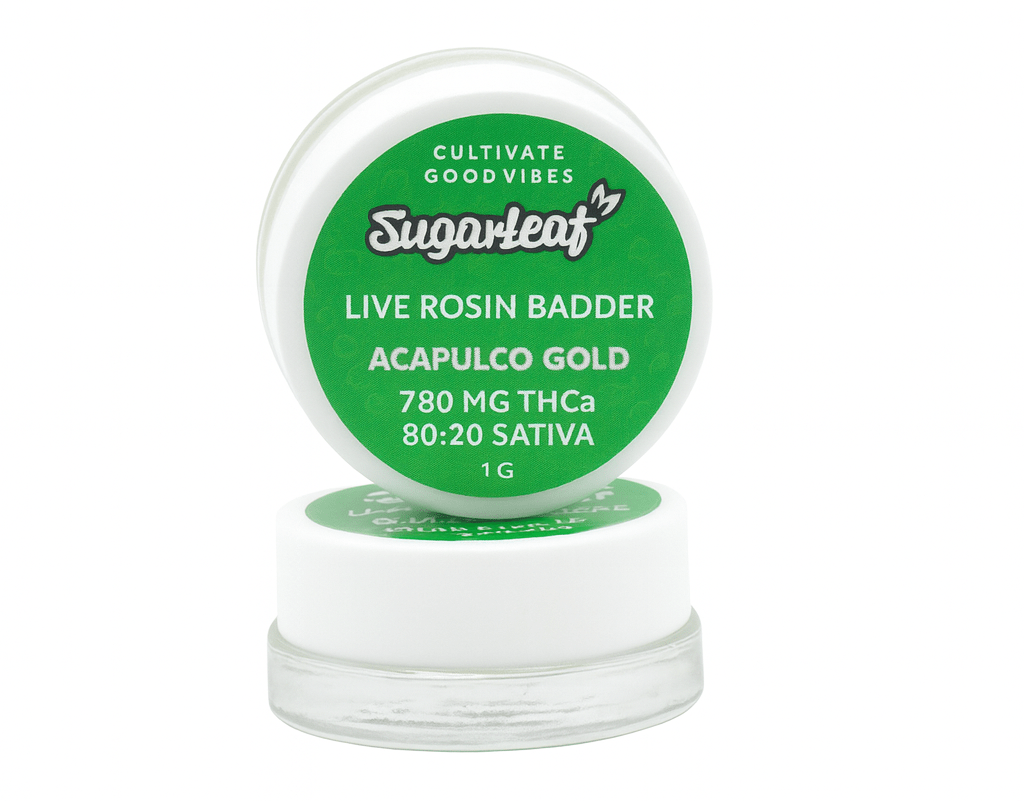 Acapulco Gold – Sativa | 1 g THCA Live Rosin Badder (750 mg)