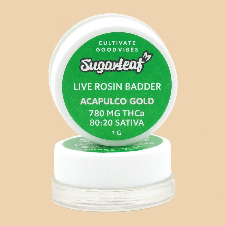 Acapulco Gold – Sativa | 1 g THCA Live Rosin Badder (750 mg)