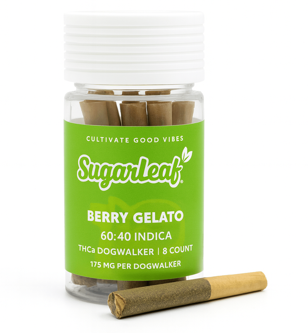 Berry Gelato – Indica | THCA Dogwalkers 4 g (8 × 0.5 g Pre-Rolls)