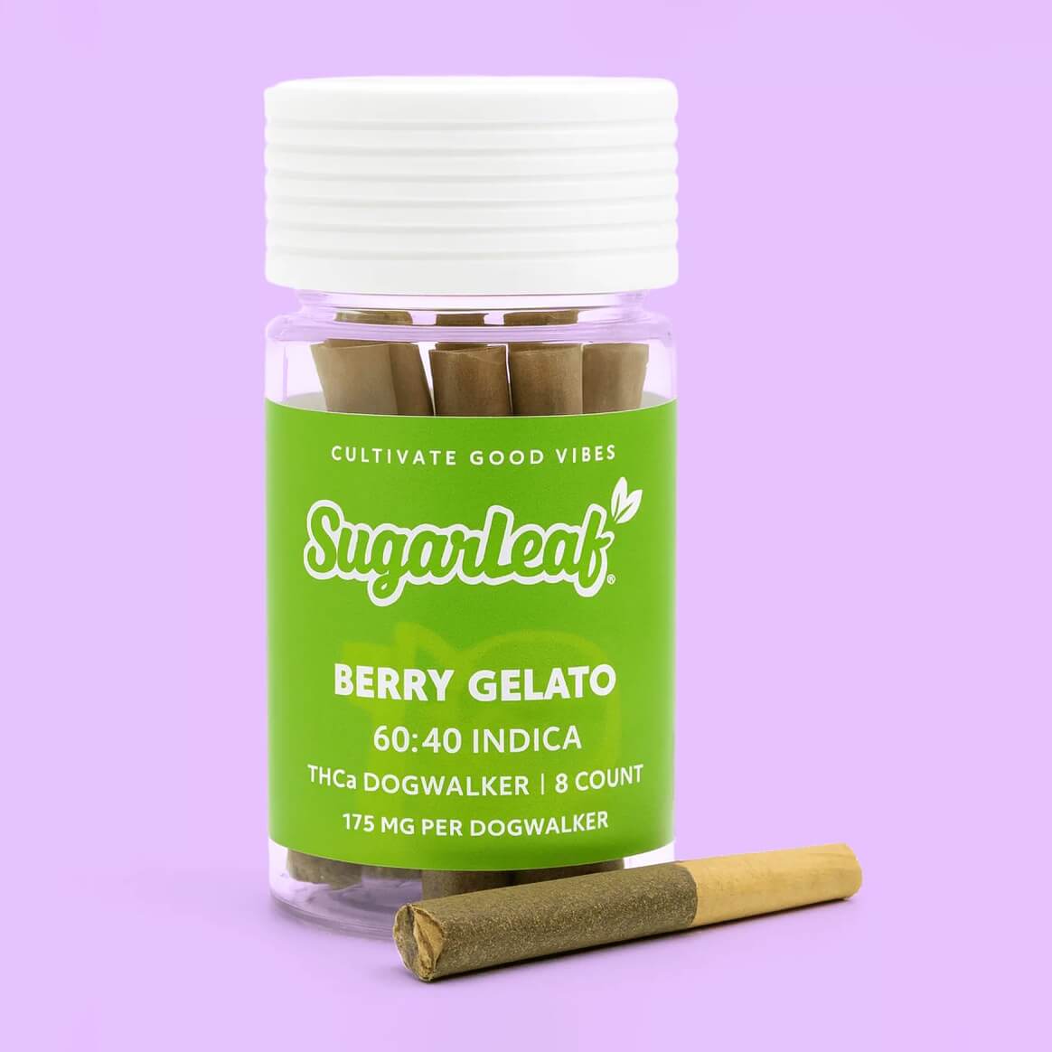 Berry Gelato – Indica | THCA Dogwalkers 4 g (8 × 0.5 g Pre-Rolls)