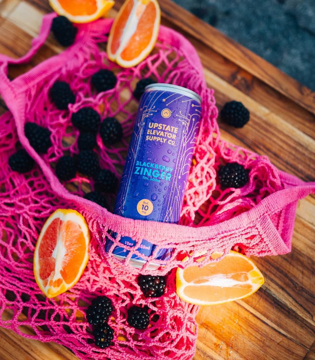 Blackberry Zinger THC Soda | 10mg THC | 4-Pack