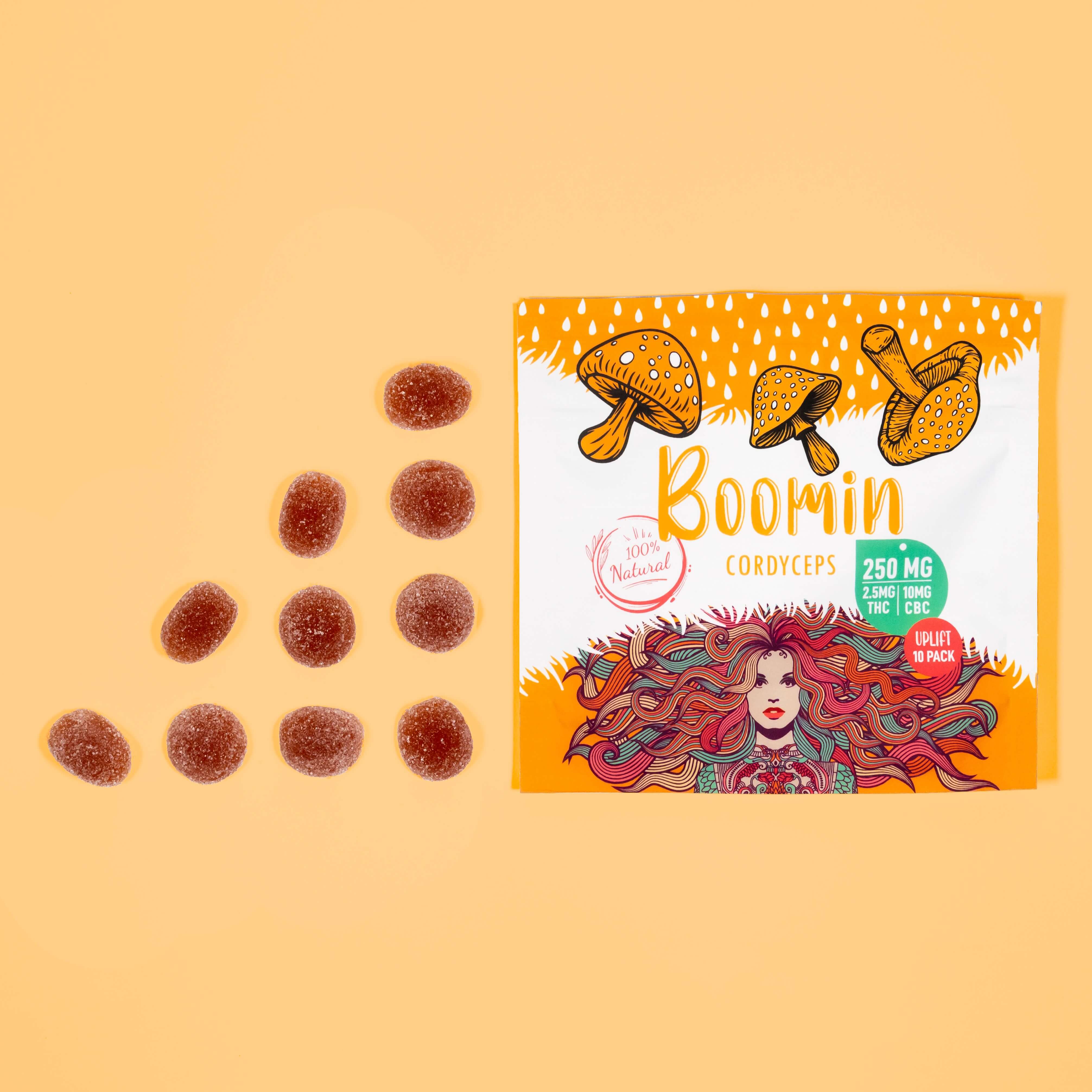 Cordyceps Mushrooms Gummies with THC+CBC