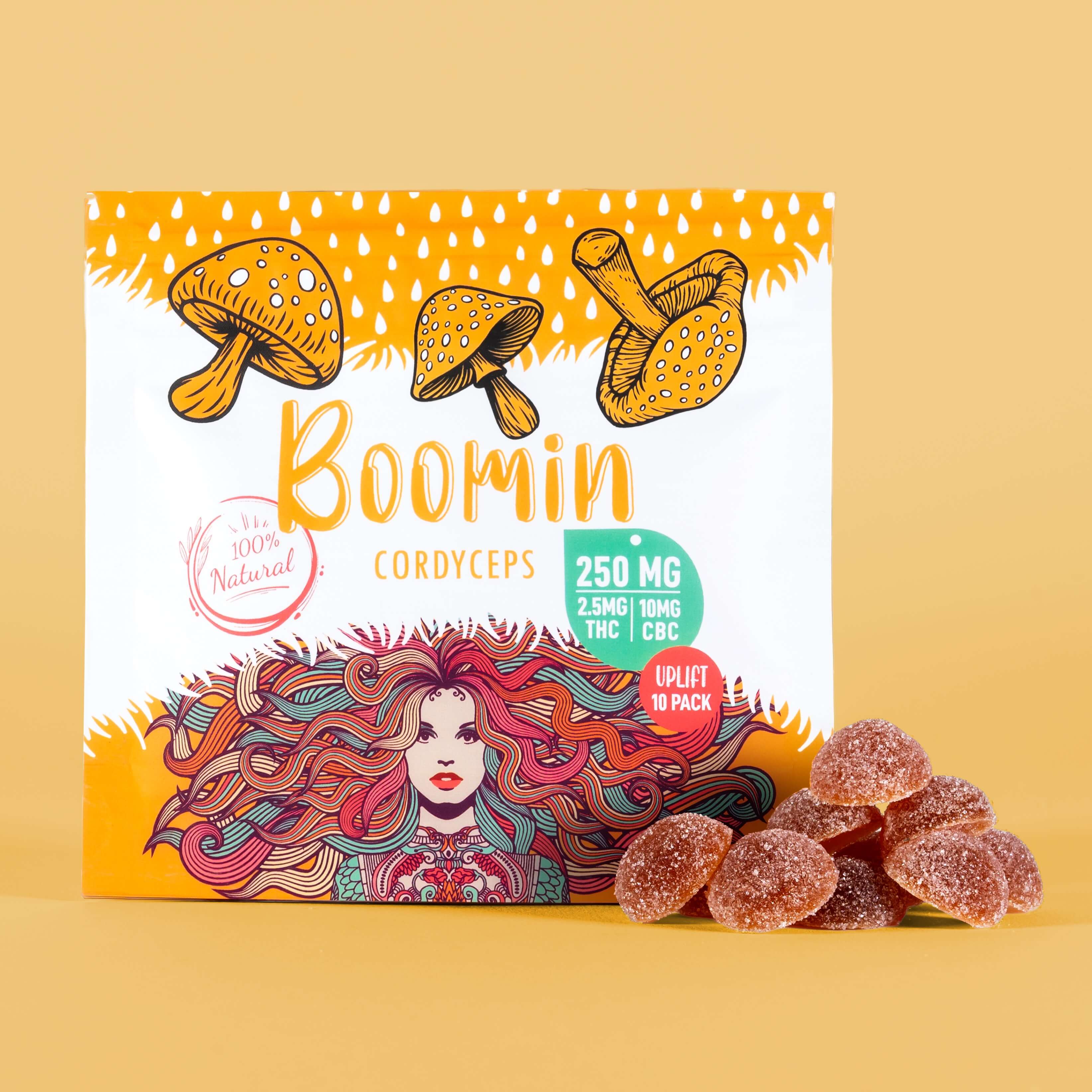 Cordyceps Mushrooms Gummies with THC+CBC