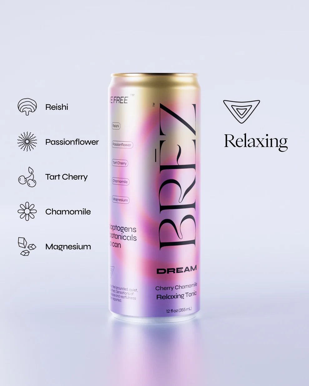 Brez Dream – Reishi & Chamomile Sleep Tonic for Rest & Relaxation | 4 Pack
