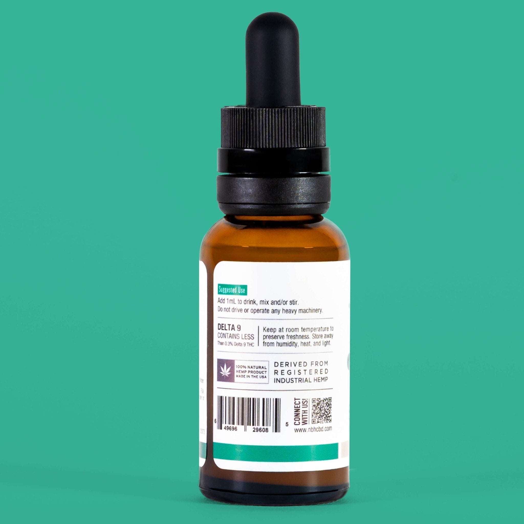 Broad Spectrum CBD Tincture 600mg | Beverage Enhancer