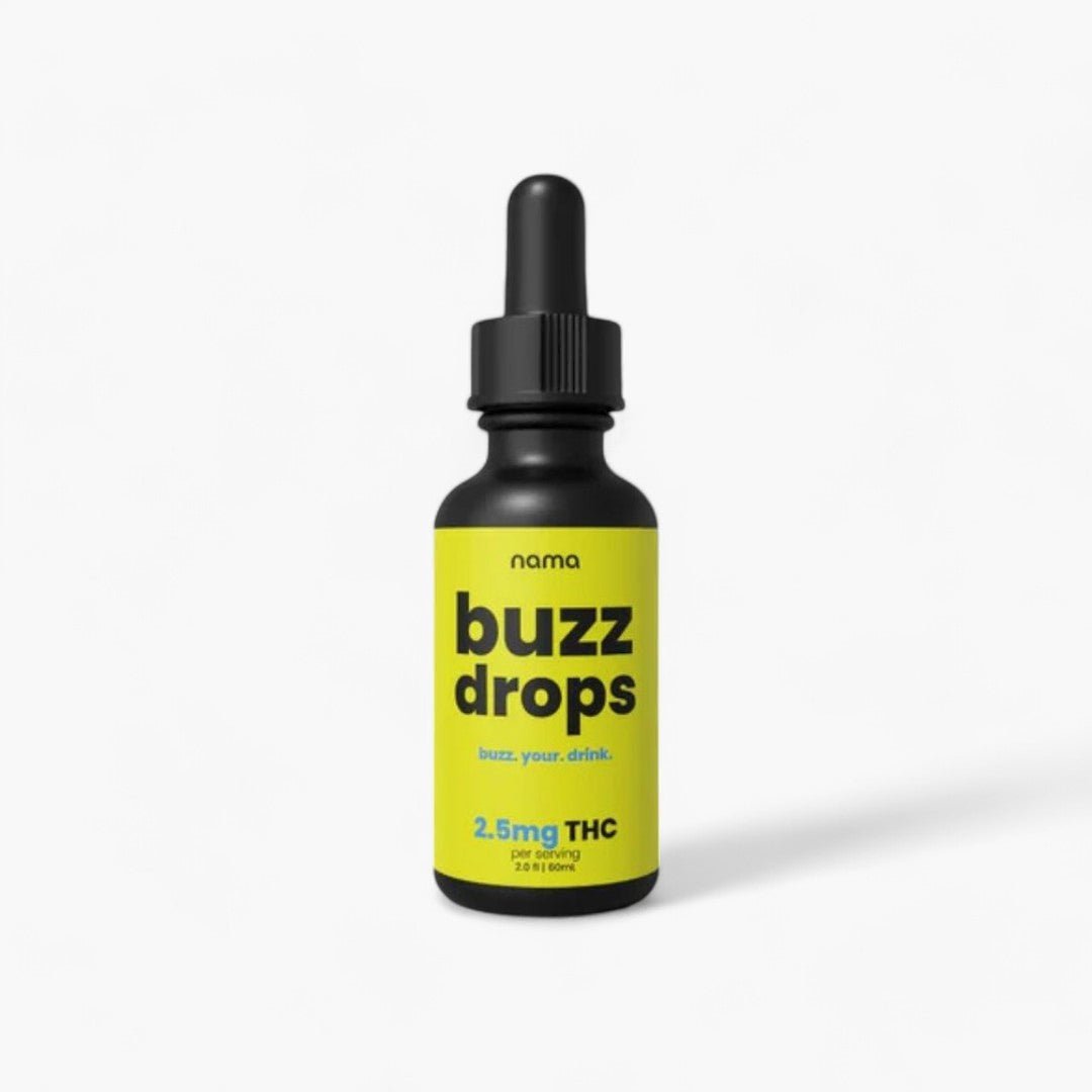 Buzz Drops™ – 60ml THC + CBD Drink Drops | Flavorless, Fast-Acting Cannabis Beverage Add-In