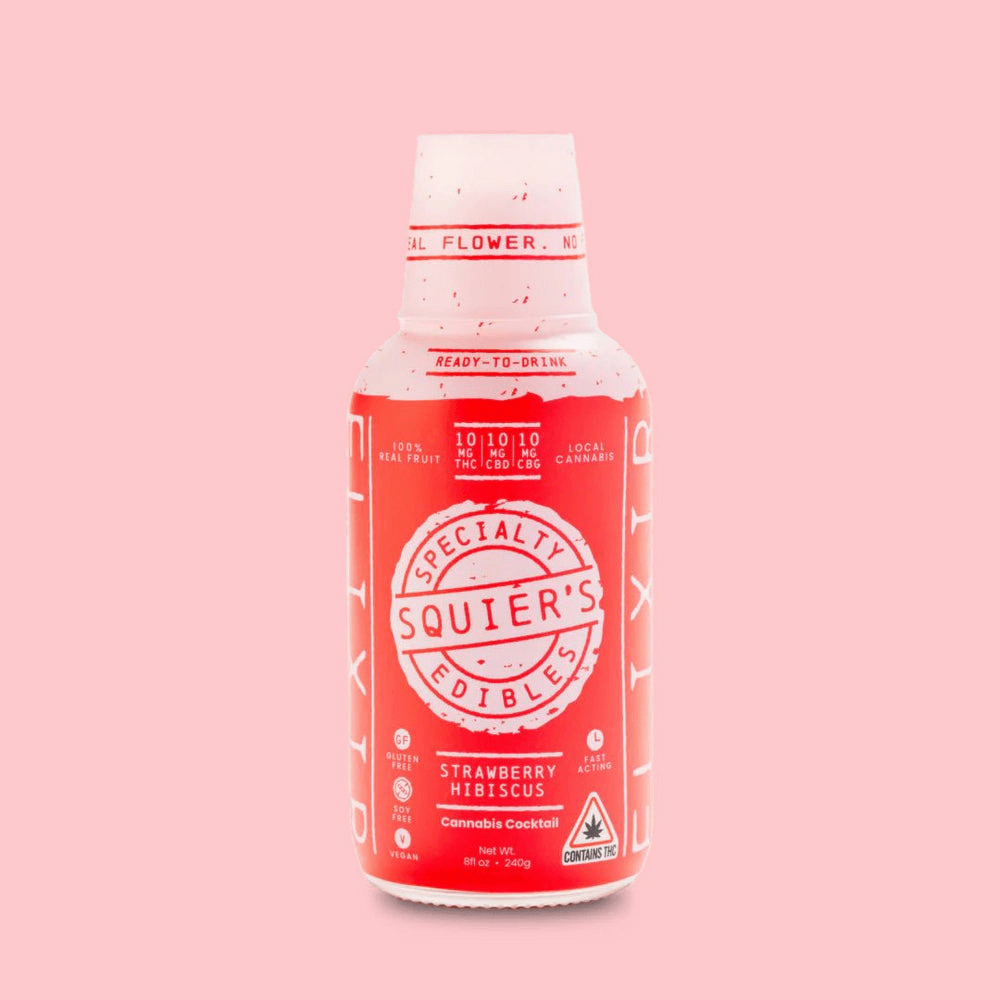 Cannabis Cocktail - Strawberry Hibiscus