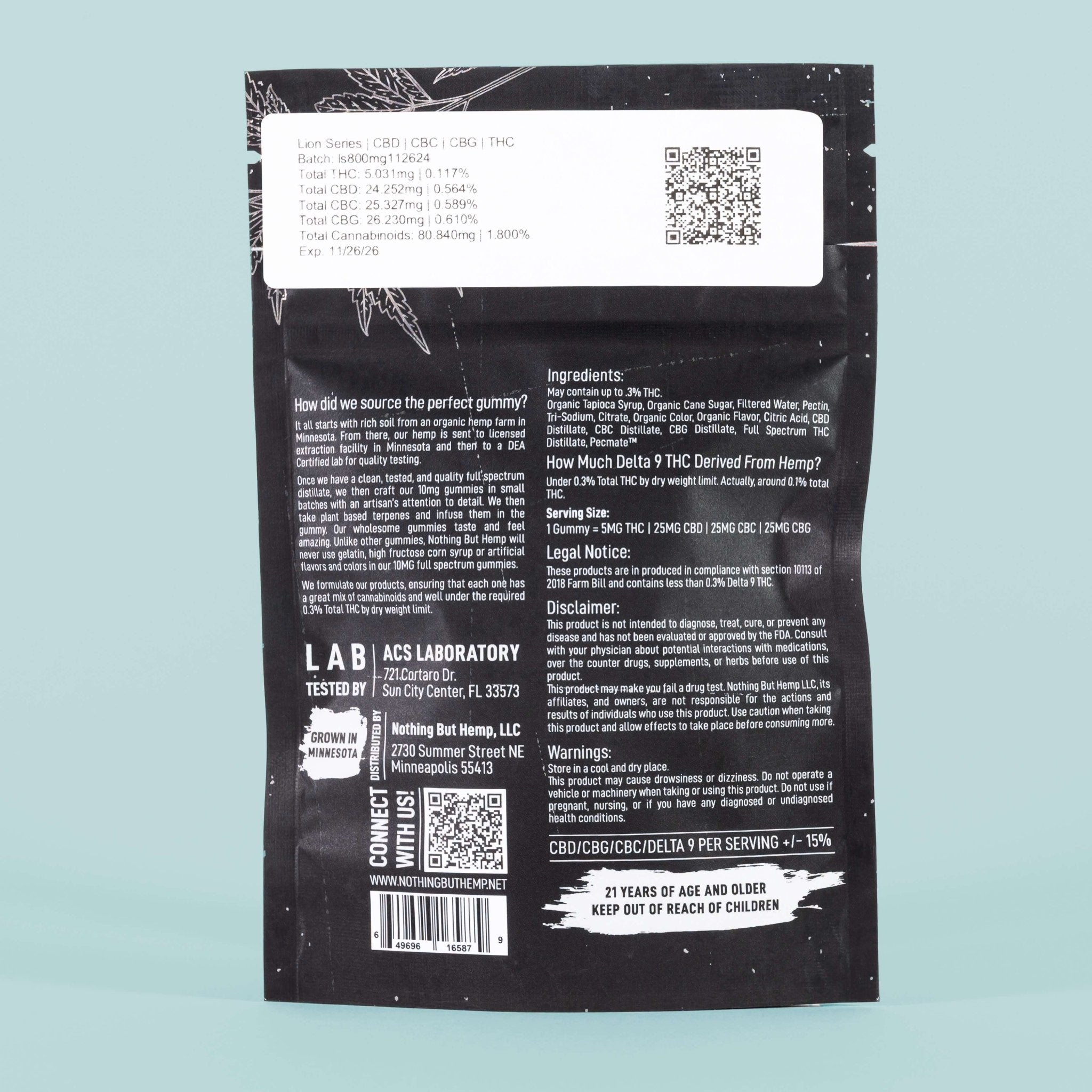 Cannabis Gummies - Lion Series - 85MG Gummy