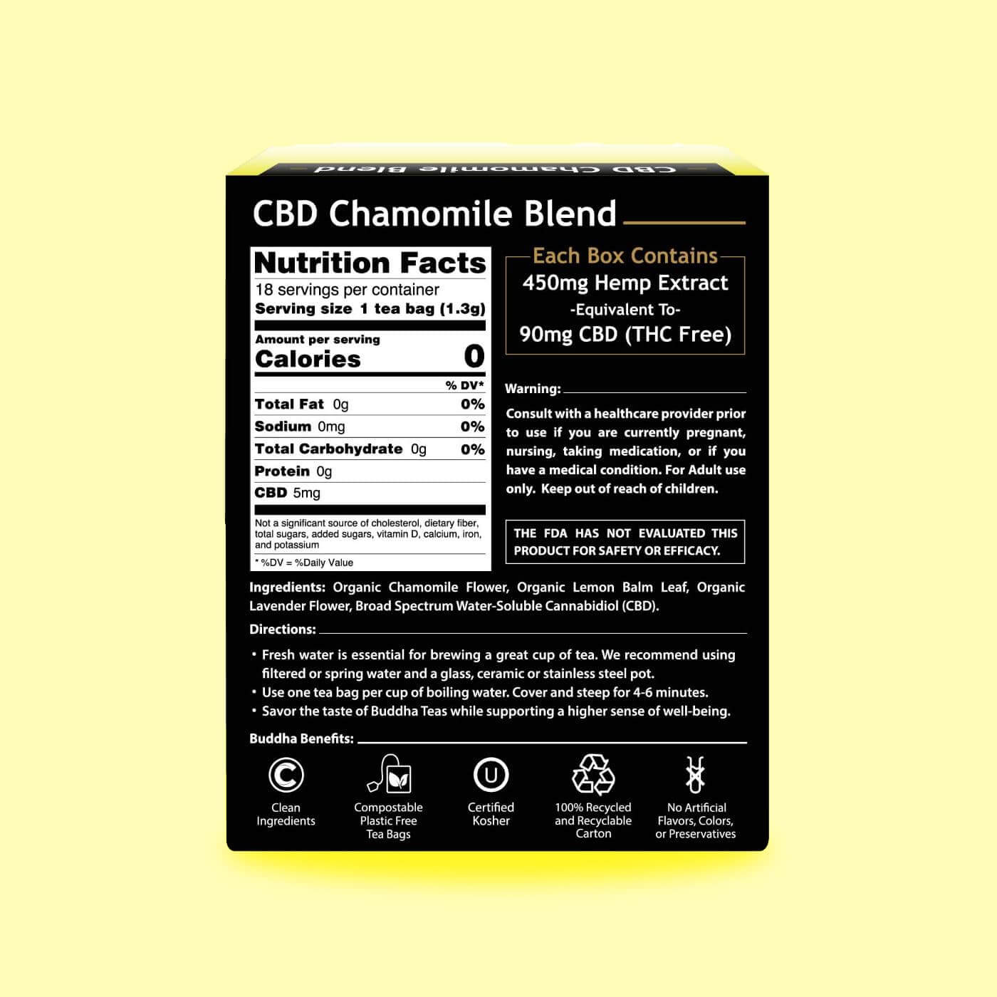 CBD Chamomile Tea