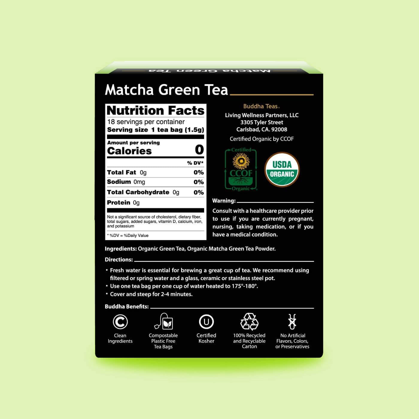 CBD Matcha Green Tea