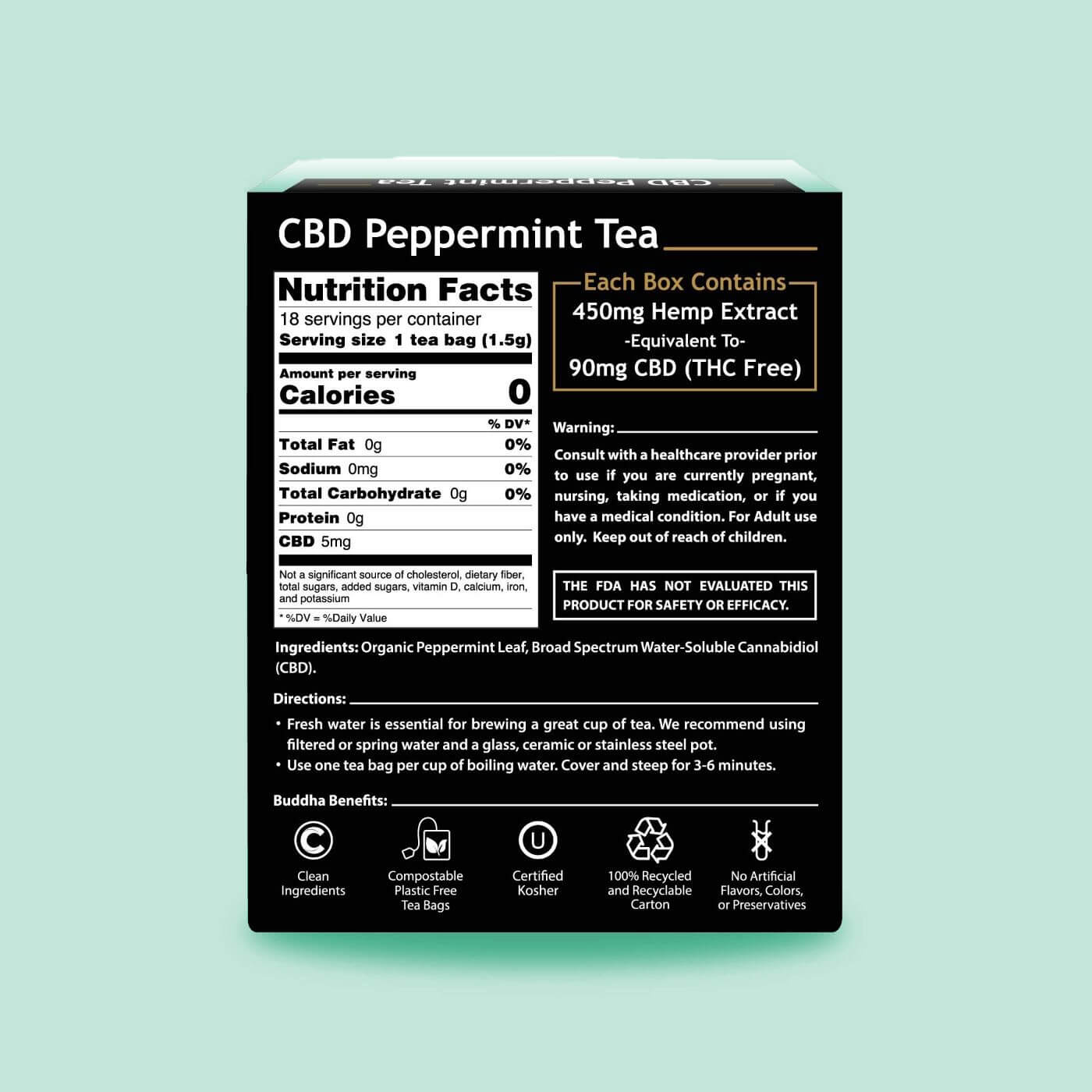CBD Peppermint Tea