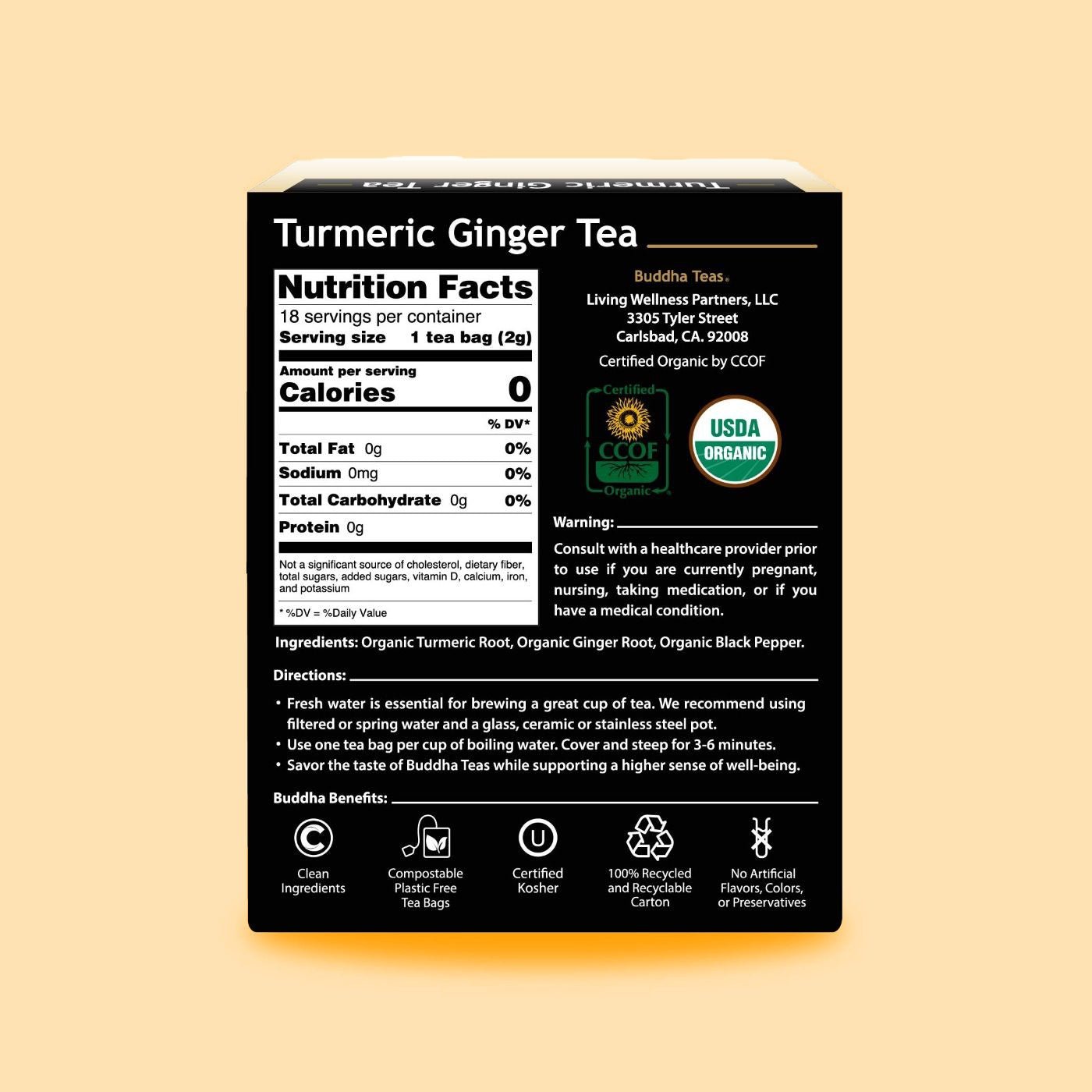CBD Turmeric & Ginger Tea