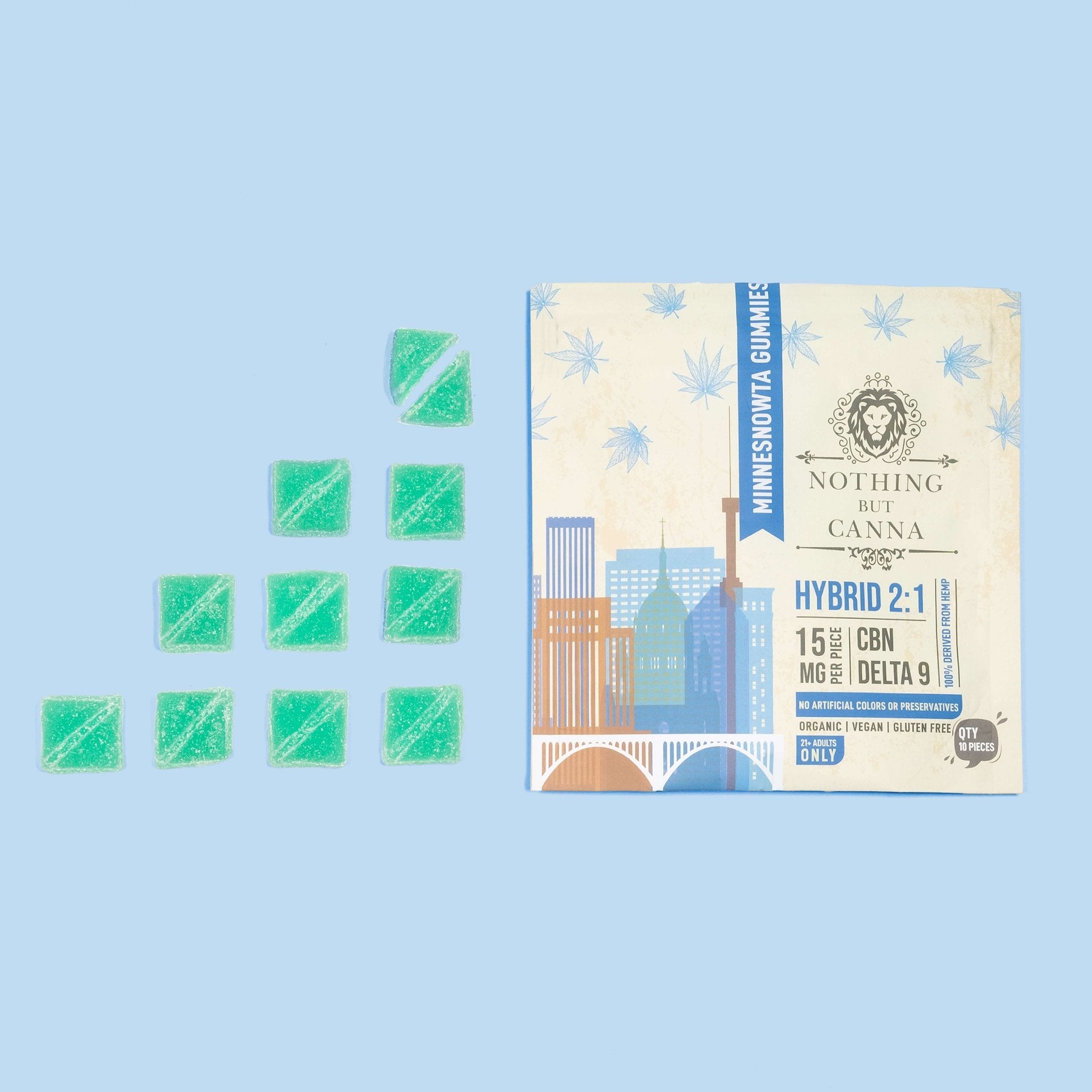 CBN+THC Gummies - Hybrid - Minnesnowta