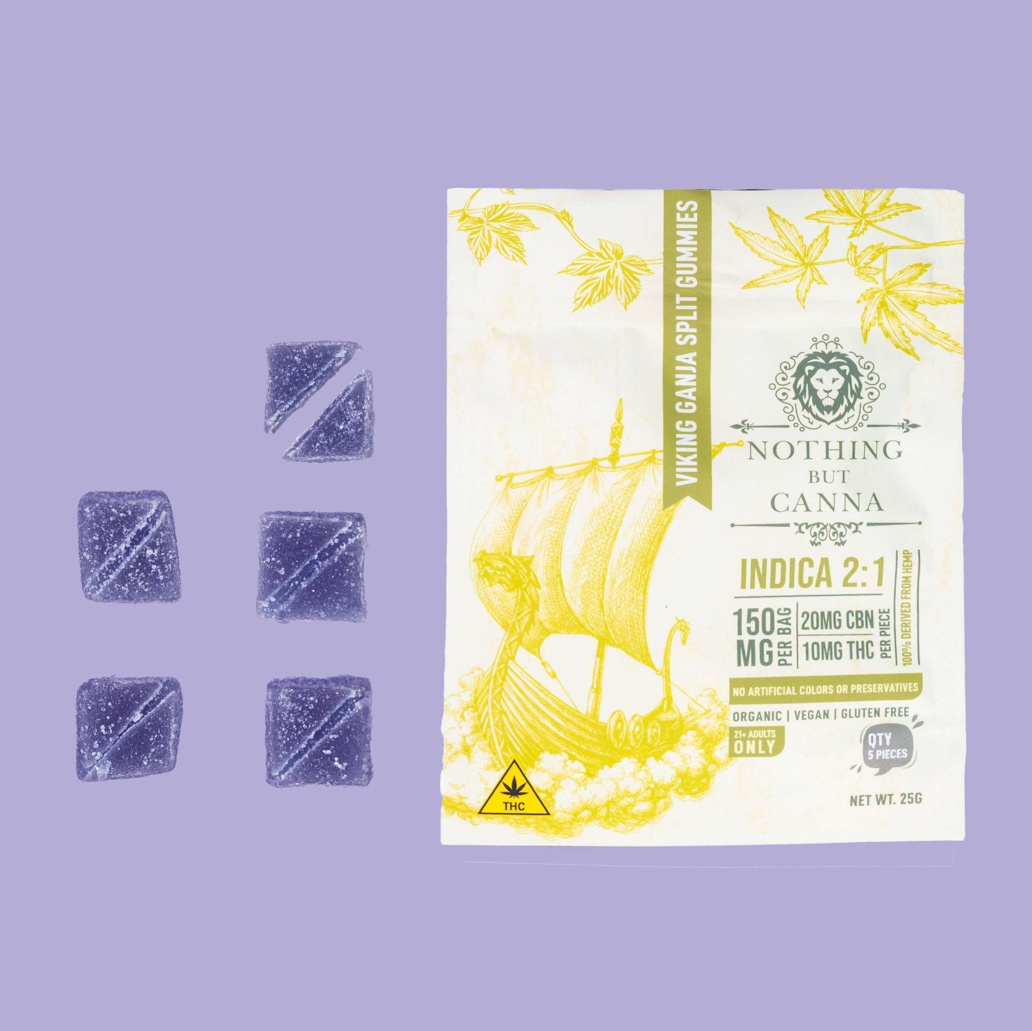 CBN+THC Gummies - Indica - Viking Ganja