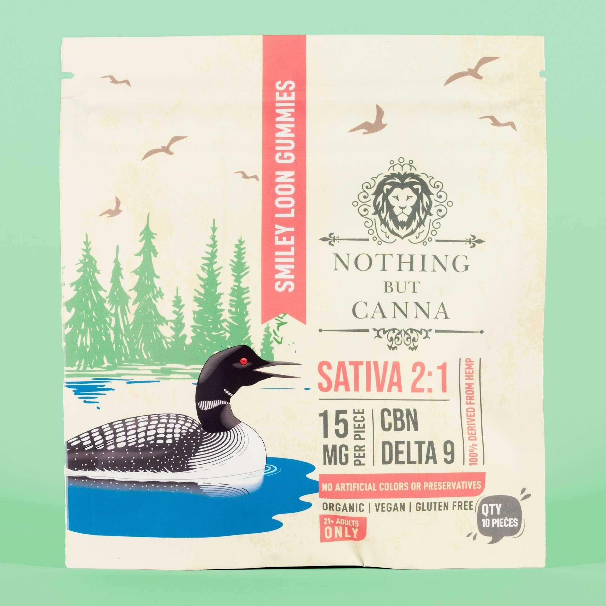 CBN+THC Gummies - Sativa - Smiley Loon