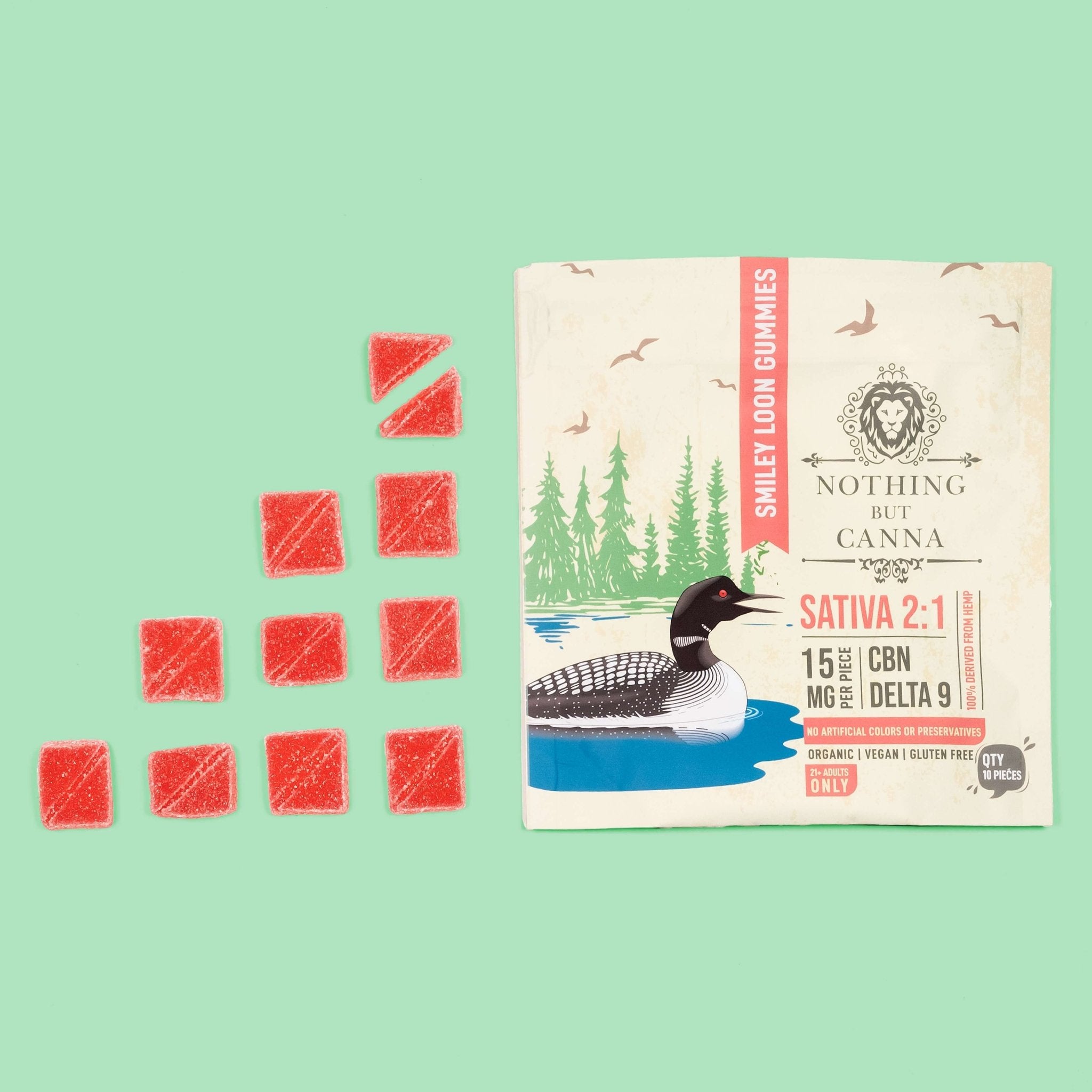 CBN+THC Gummies - Sativa - Smiley Loon