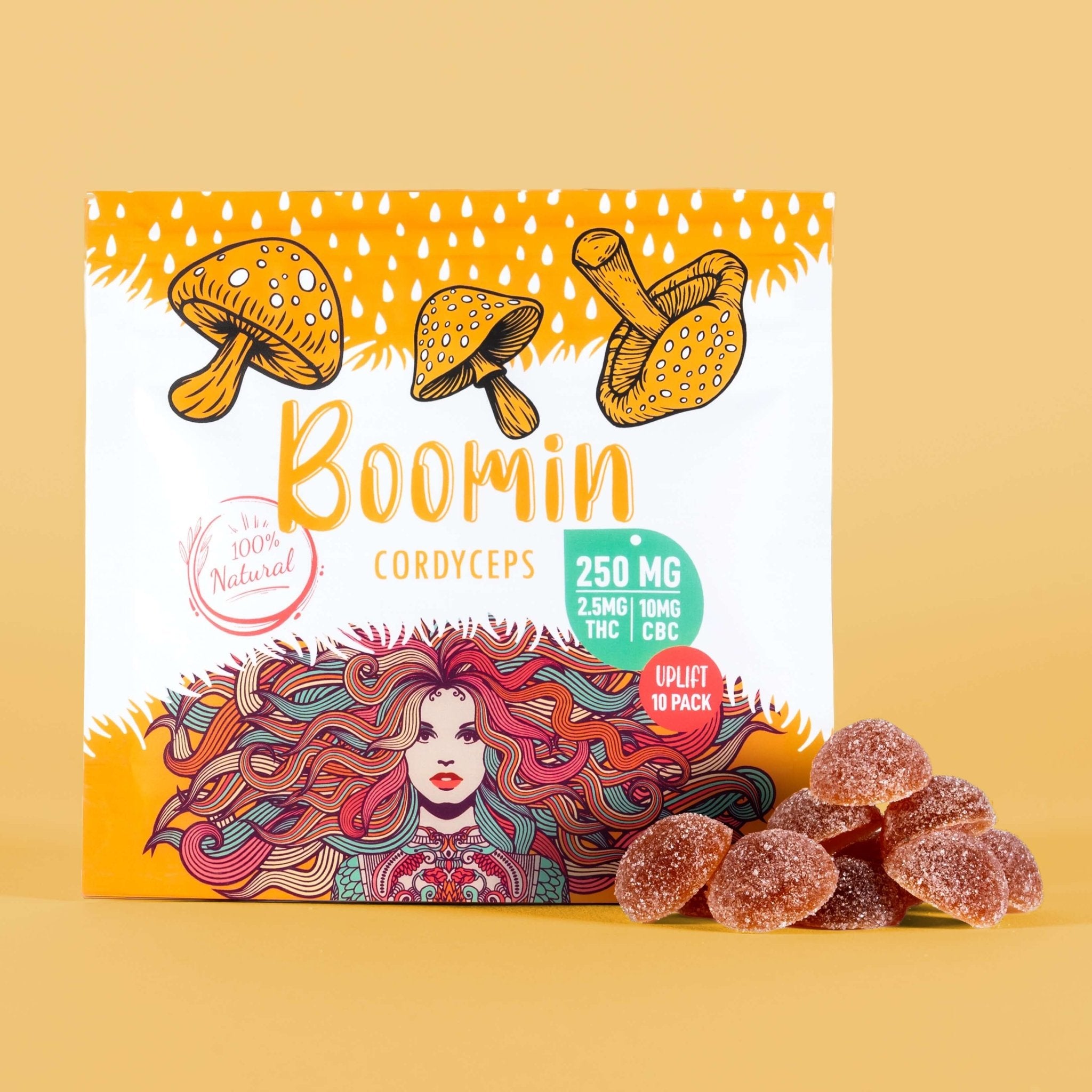 Cordyceps Mushrooms Gummies with THC+CBC