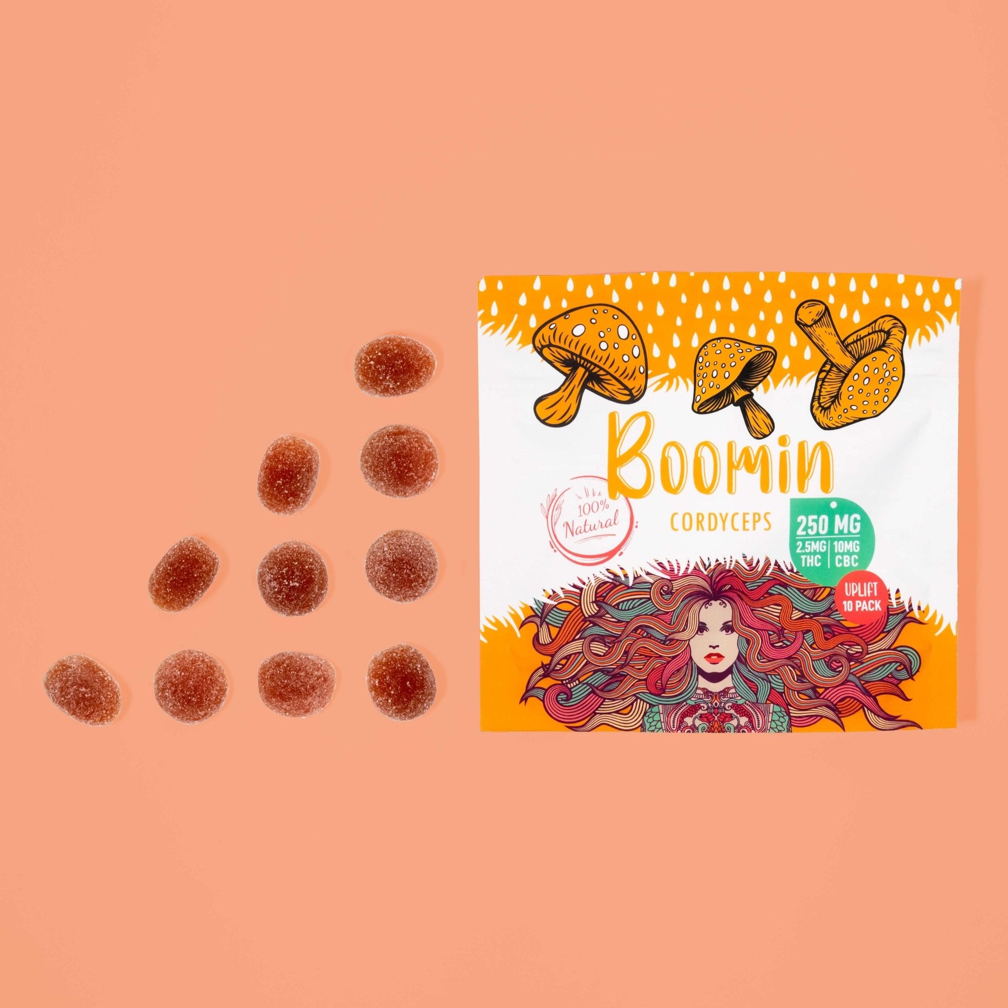 Cordyceps Mushrooms Gummies with THC+CBC