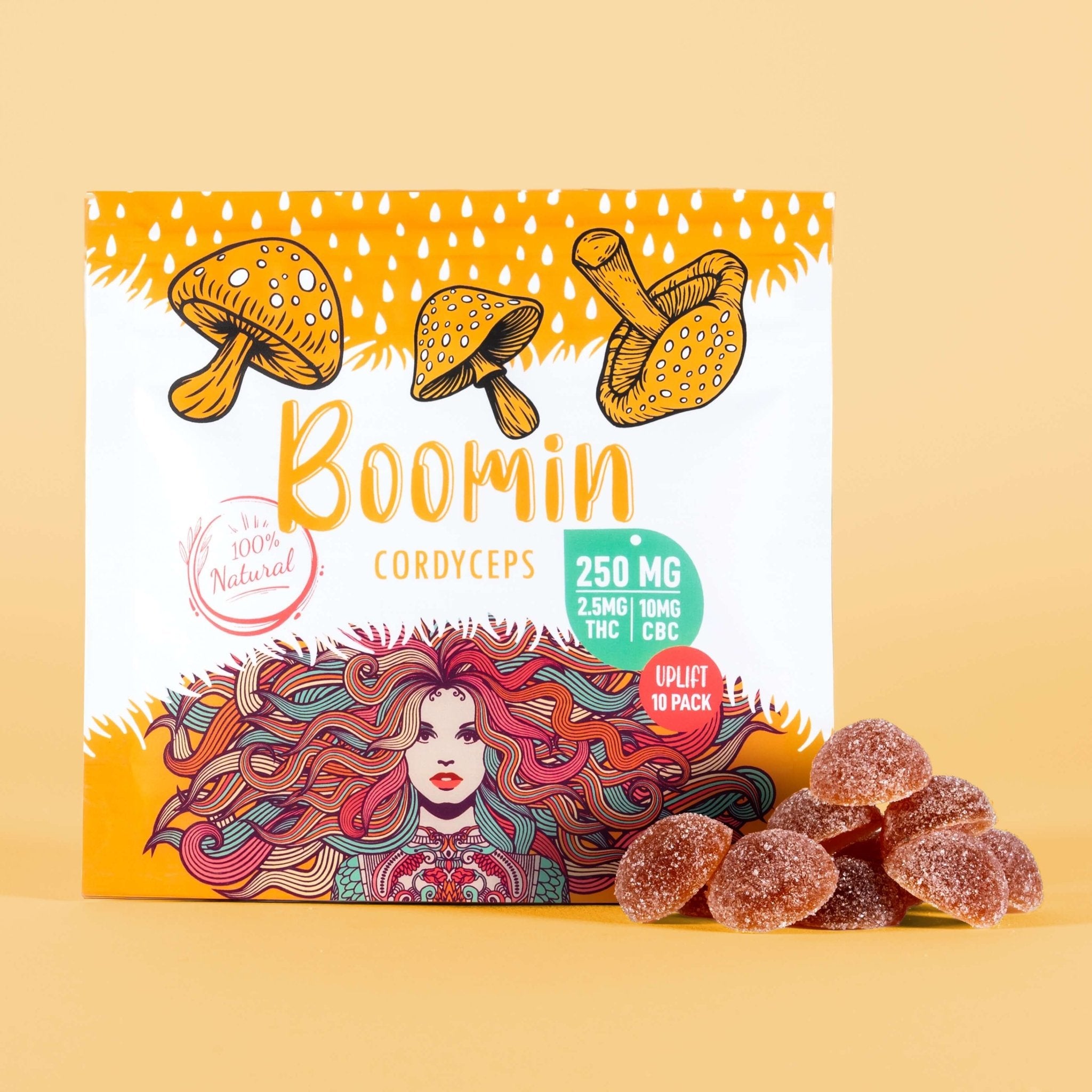 Cordyceps Mushrooms Gummies with THC+CBC