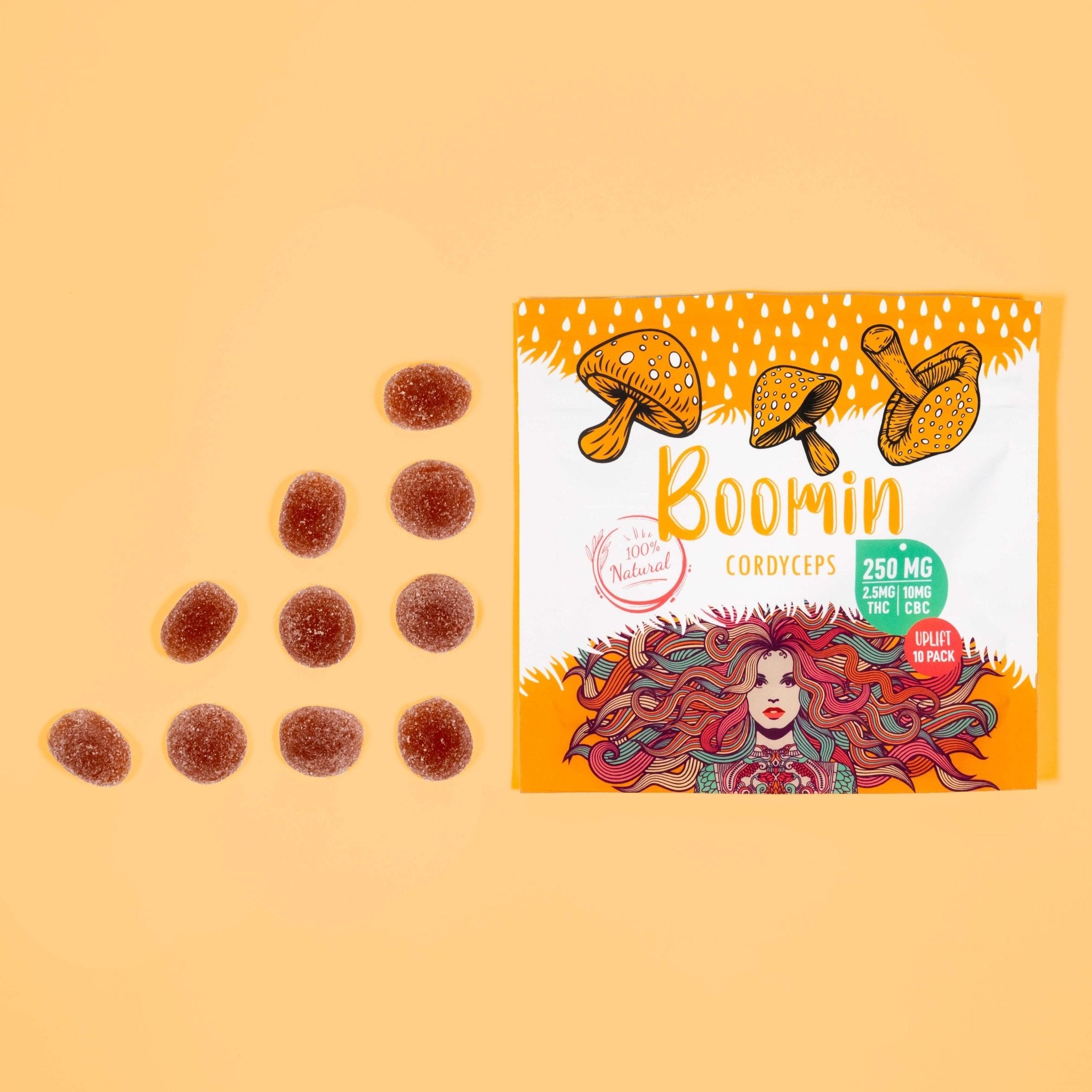 Cordyceps Mushrooms Gummies with THC+CBC