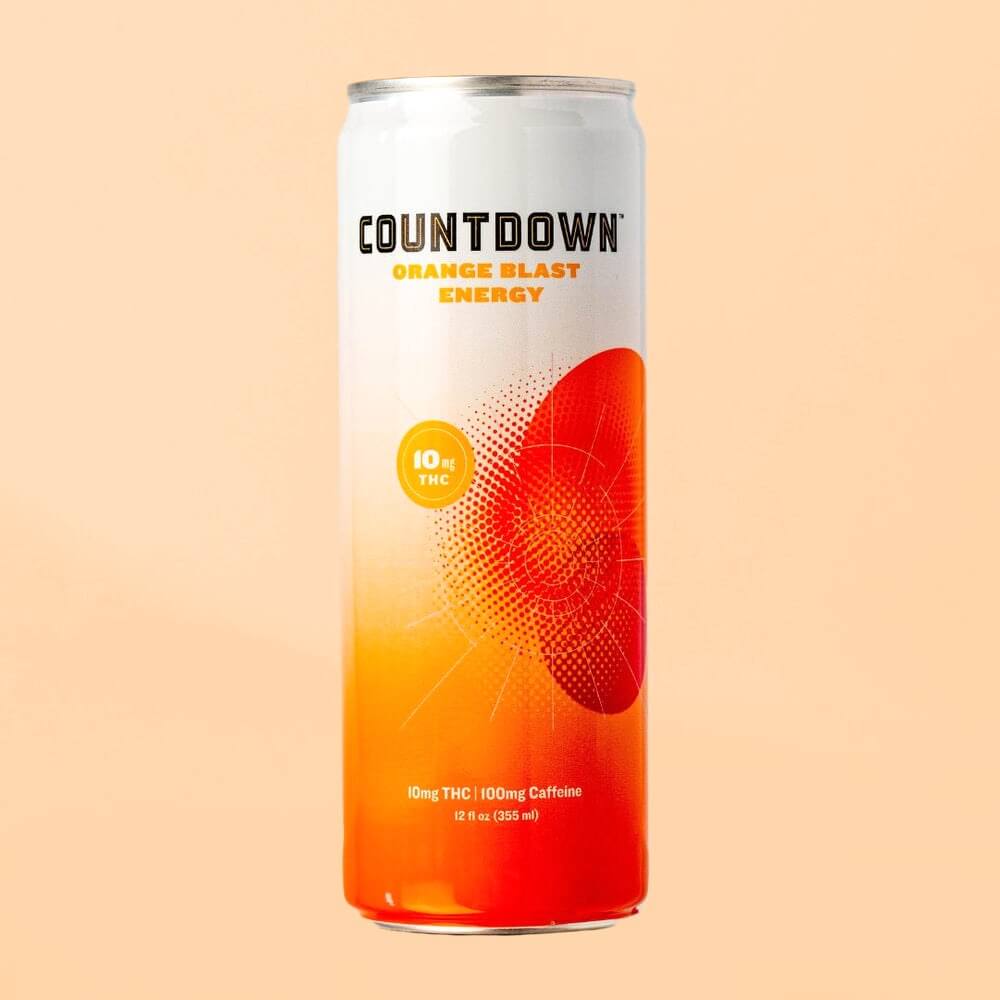 COUNTDOWN Orange Blast 10MG THC Energy Drink