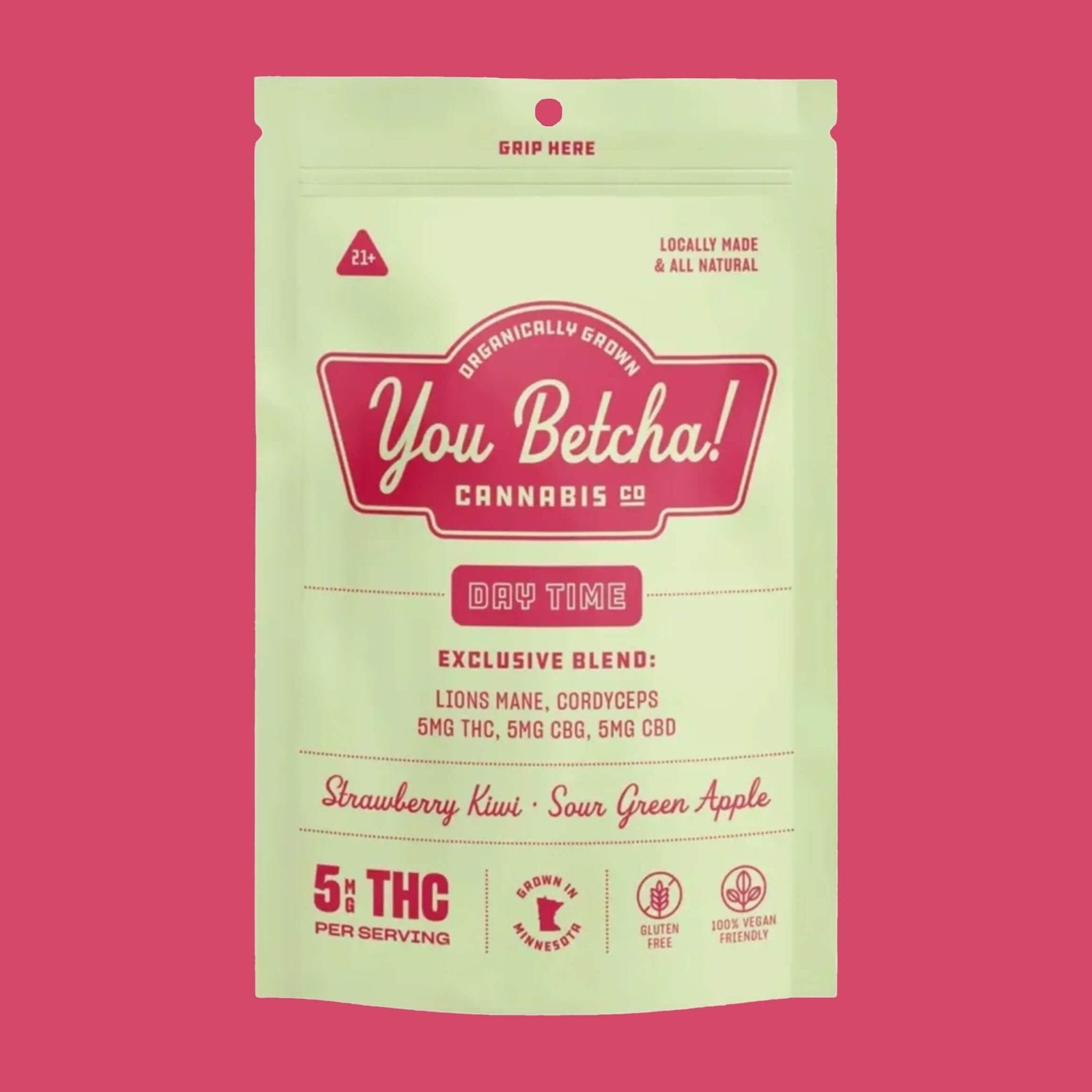 Day Time Gummies - Strawberry Kiwi & Sour Green Apple