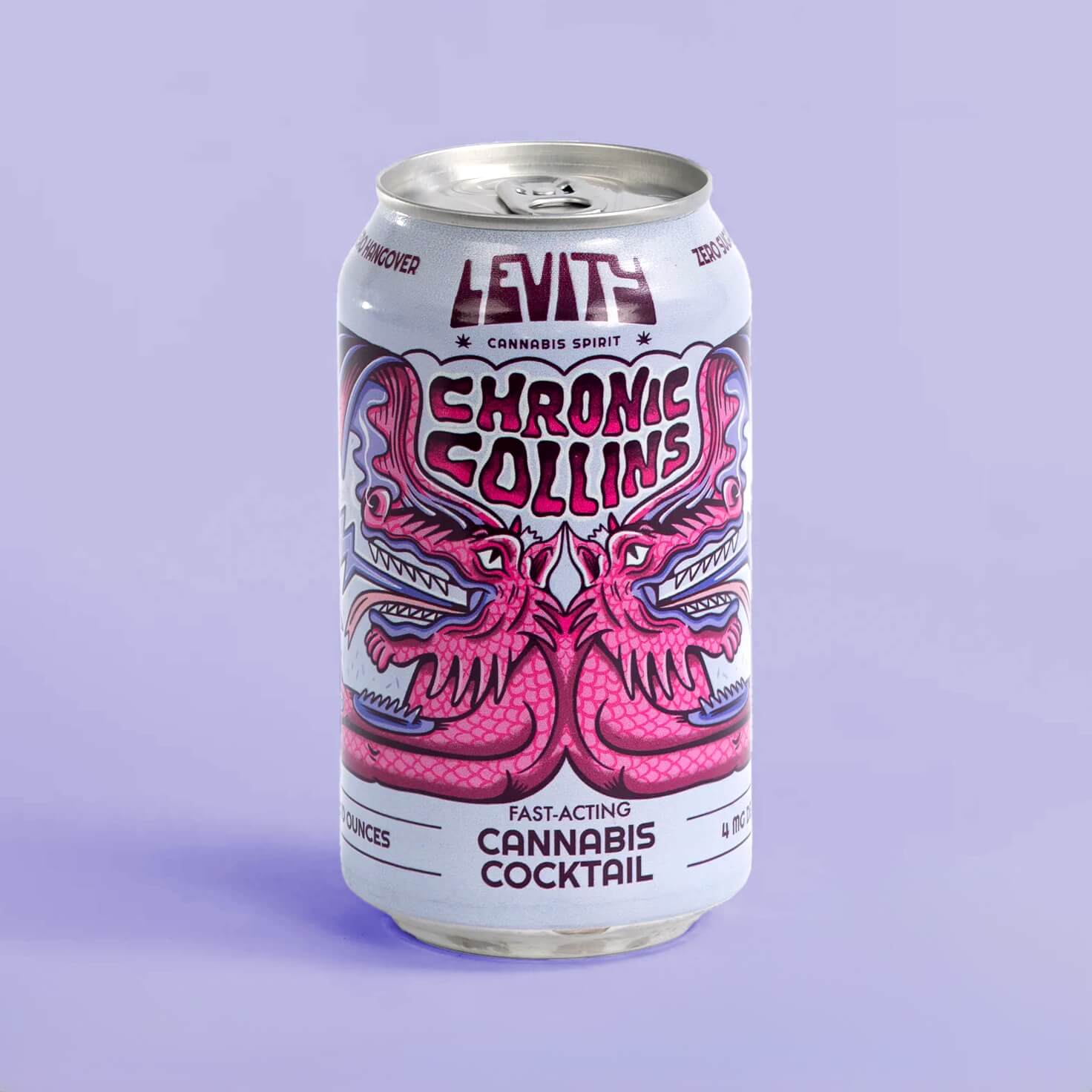 Delta-9 THC Cocktail - Chronic Collins - 4-pack