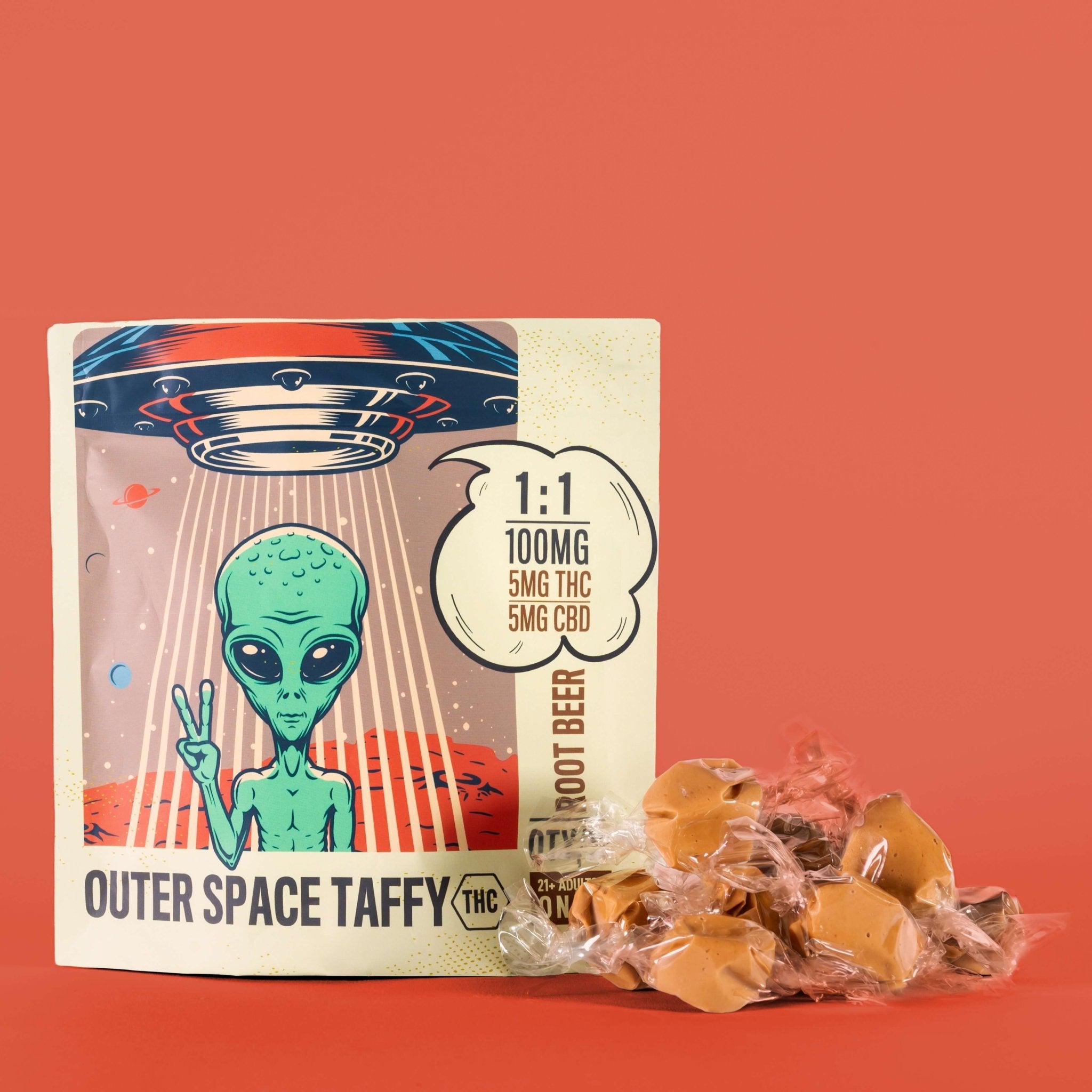 Delta 9 THC Taffy - Root Beer