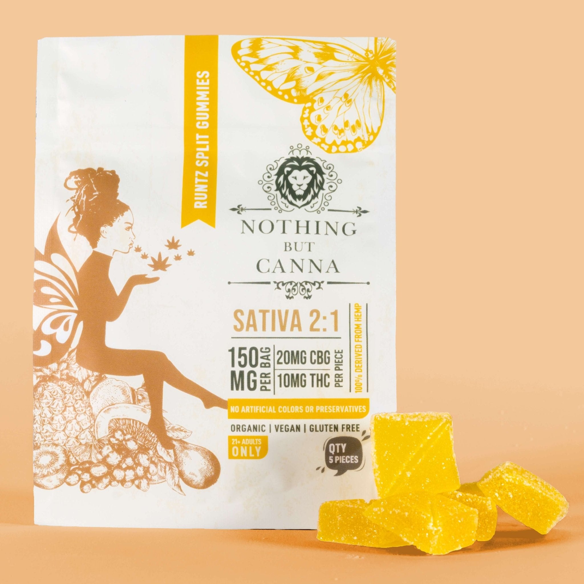 Delta 9 THC+CBG Gummies - Runtz - Sativa