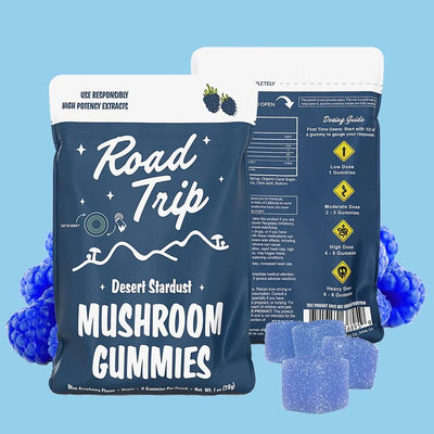 Desert Stardust Mushroom Gummies - Blue Raspberry