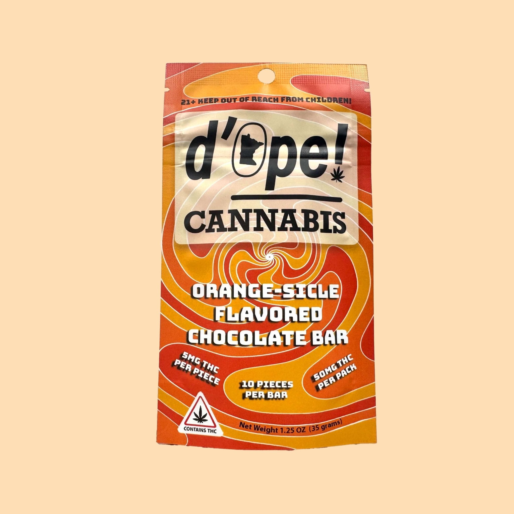d’ope! Orange-Sicle Cannabis Chocolate Bar