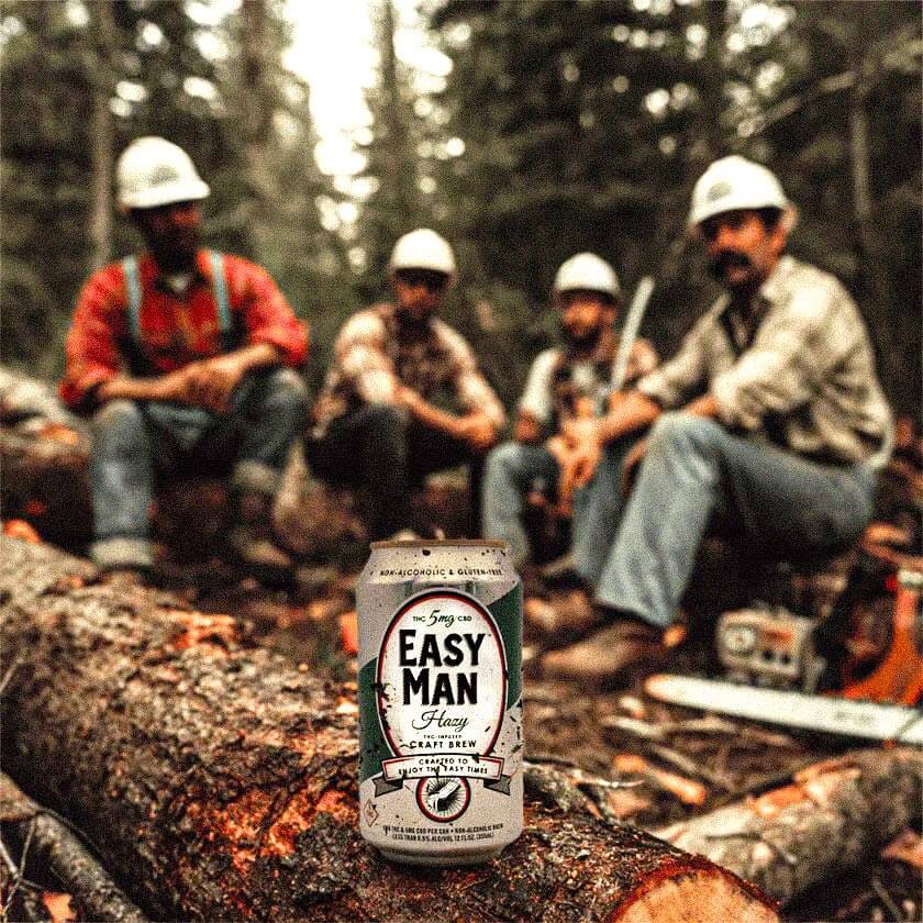 Easy Man Beer - Hazy (Non-Alcoholic)