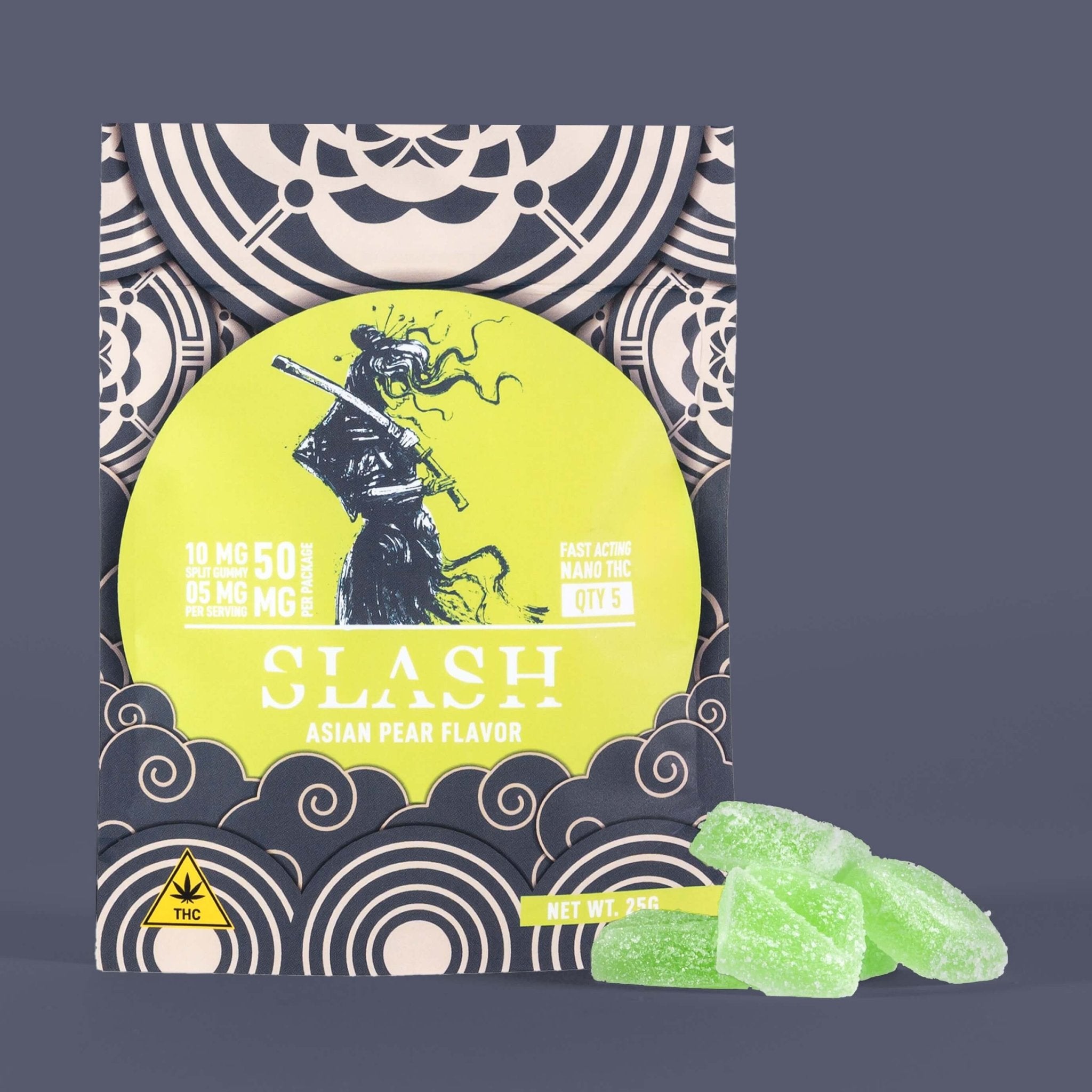 Fast Acting THC Gummies - Asian Pear - Slash