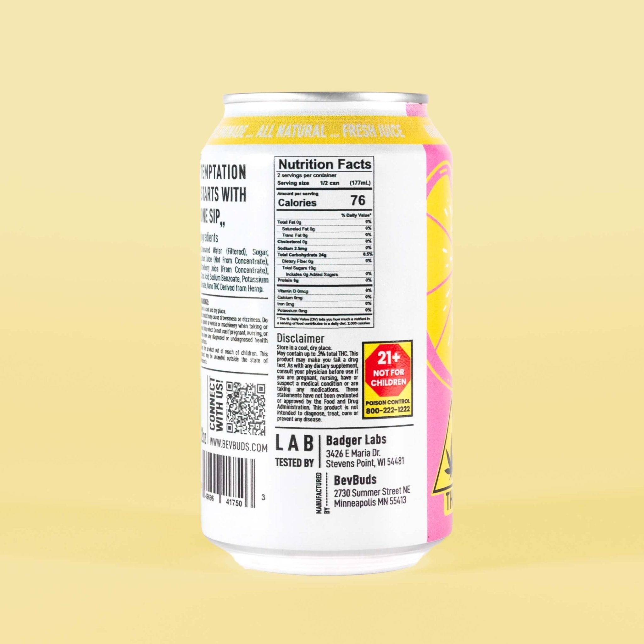 Forbidden Fruit THC Strawberry Lemonade | 4-Pack