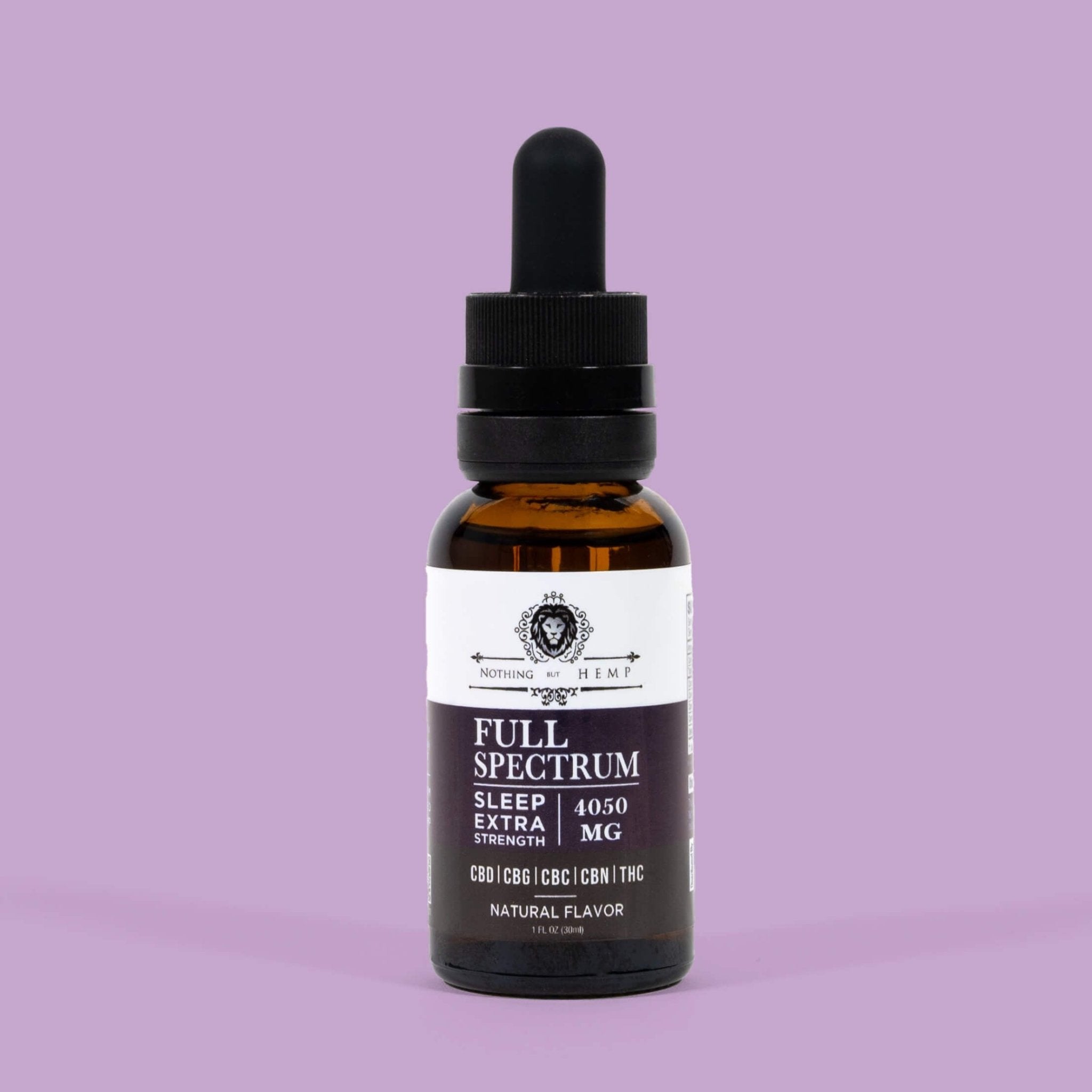 Full Spectrum Sleep Tincture – Extra Strength | 4050mg | CBND, CBN, CBG, CBC, THC