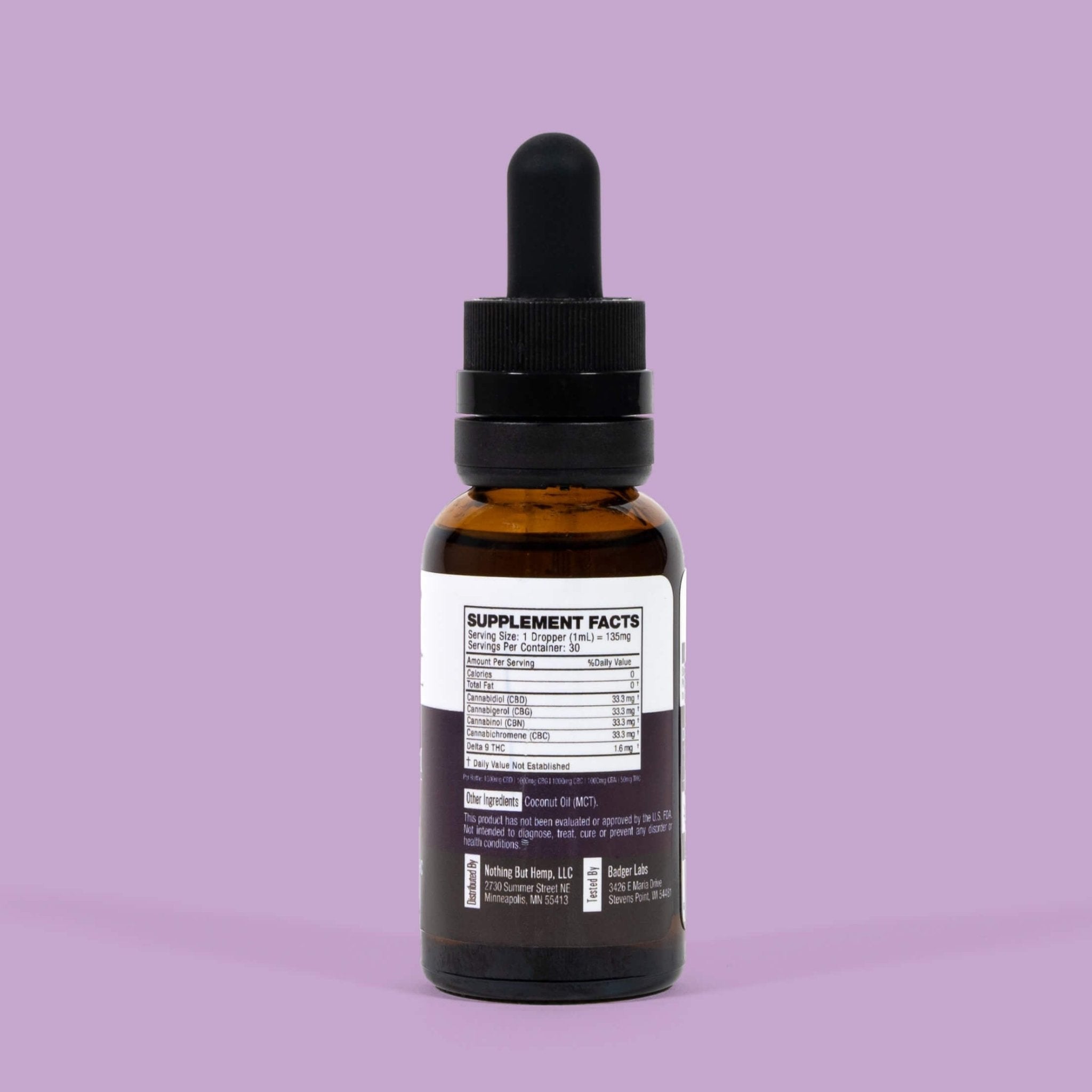 Full Spectrum Sleep Tincture – Extra Strength | 4050mg | CBND, CBN, CBG, CBC, THC