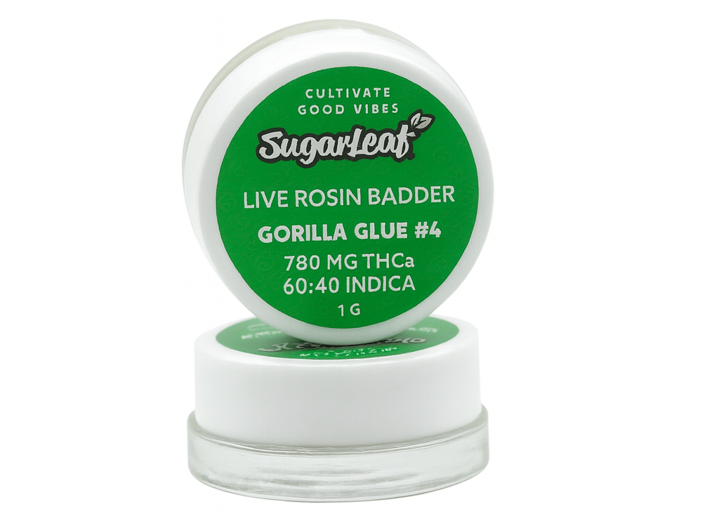 Gorilla Glue #4 – Indica | 1g Live Rosin THCA Badder