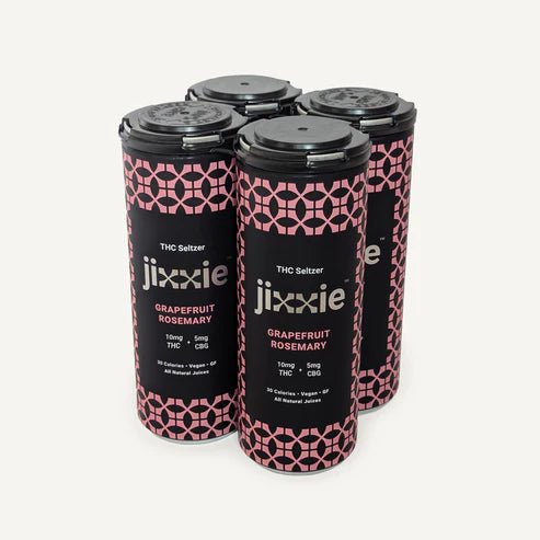 Grapefruit Rosemary Hemp Seltzer | 10mg THC & 5mg CBG | 4-Pack
