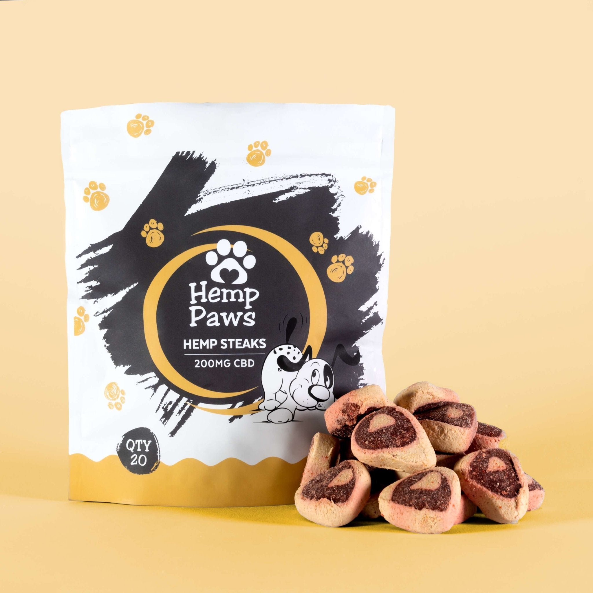 Hemp Paws CBD Dog Treats – 200mg Hemp Extract (20 Count)