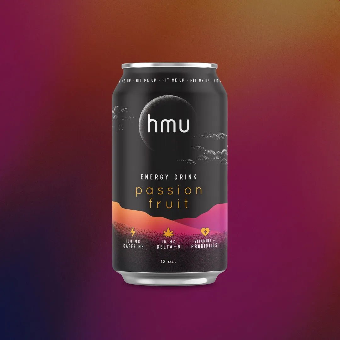 HMU Energy Drink 10mg THC - Passionfruit