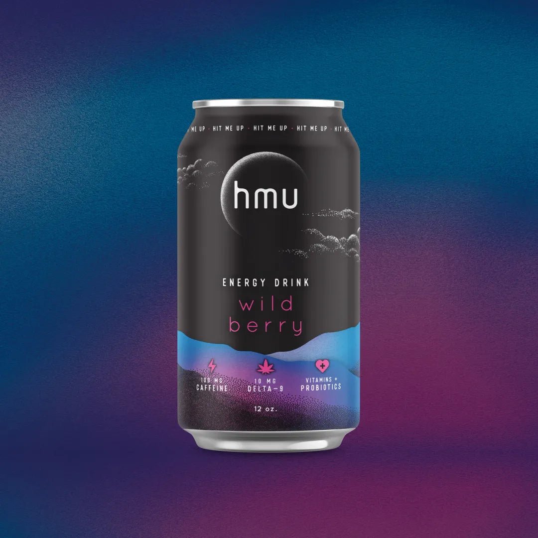 HMU Energy Drink 10mg THC - Wild Berry